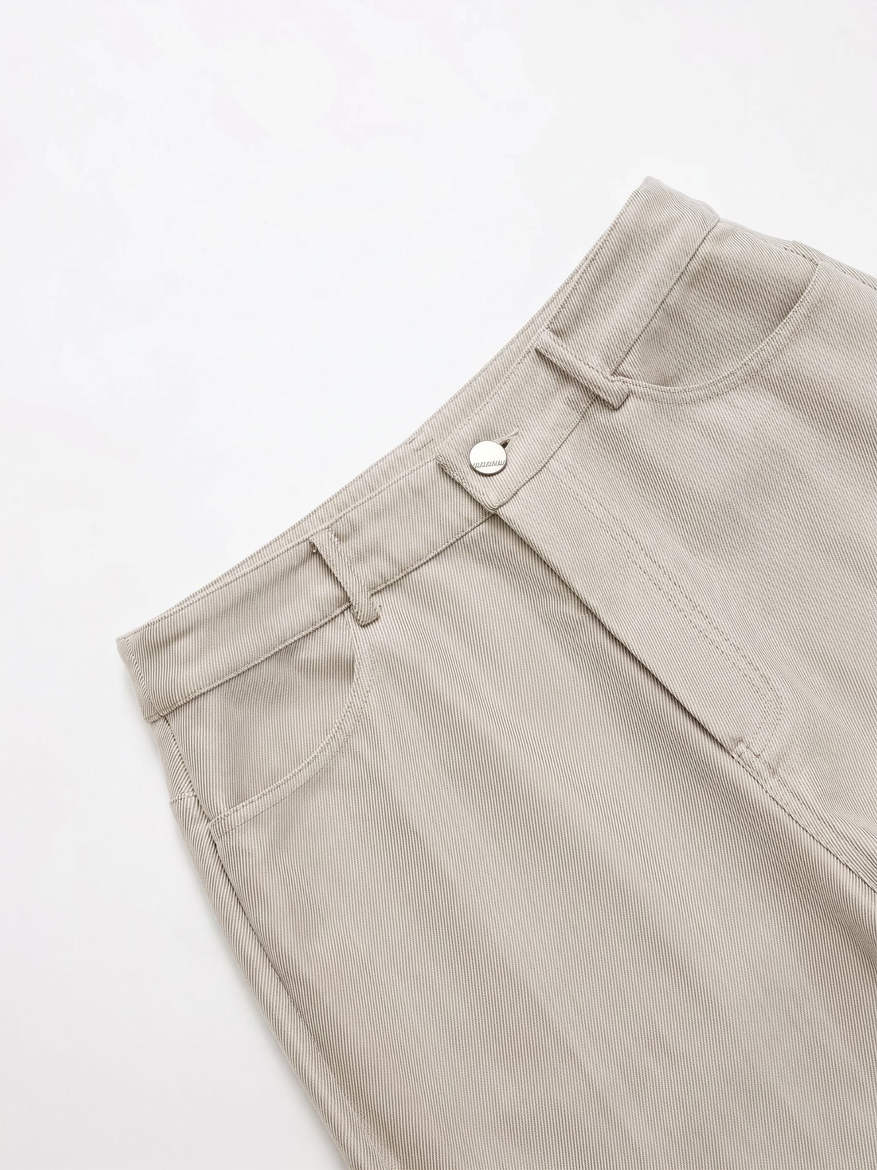 Wide-Leg Twill Pants - Image 3
