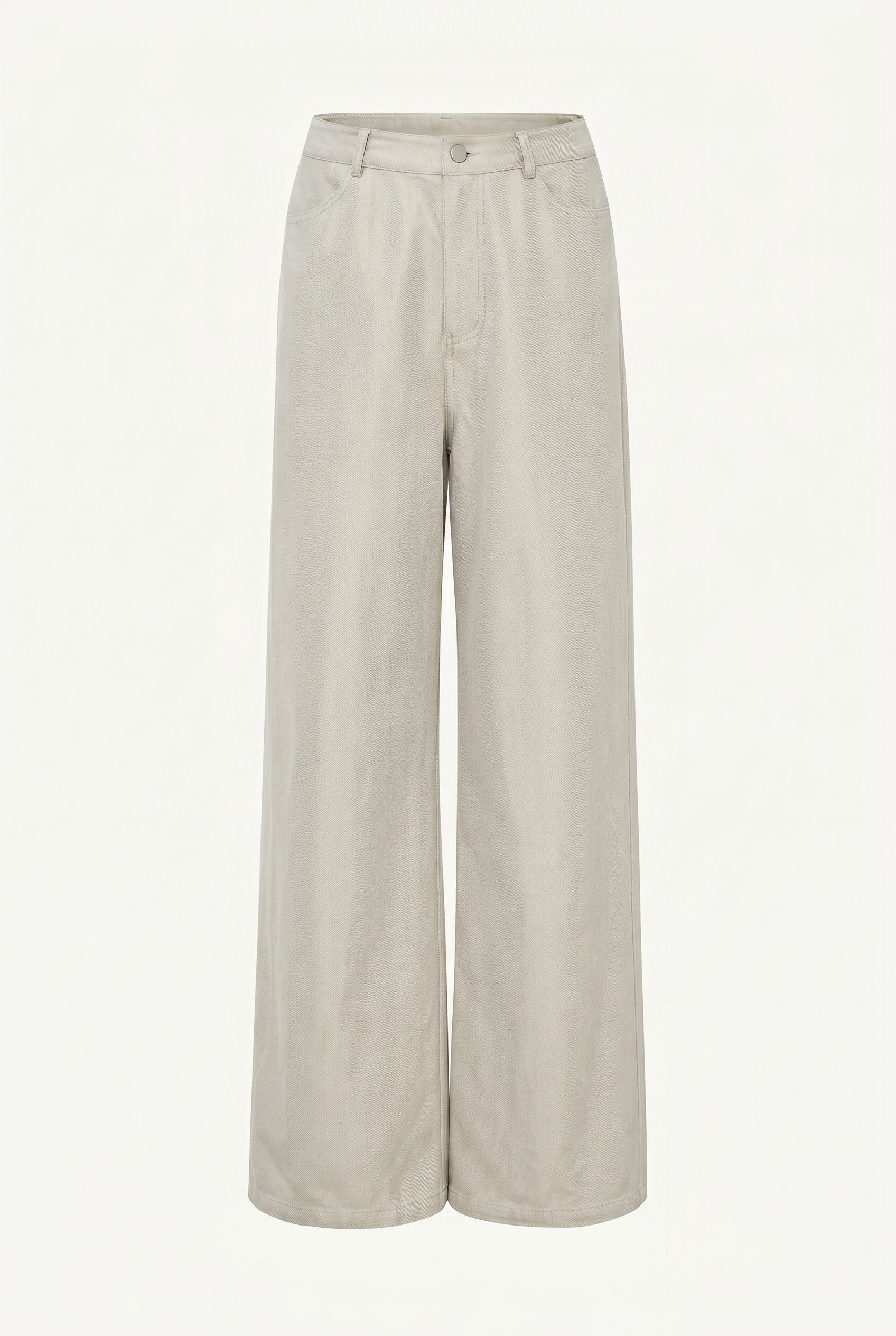 Wide-Leg Twill Pants - Image 5