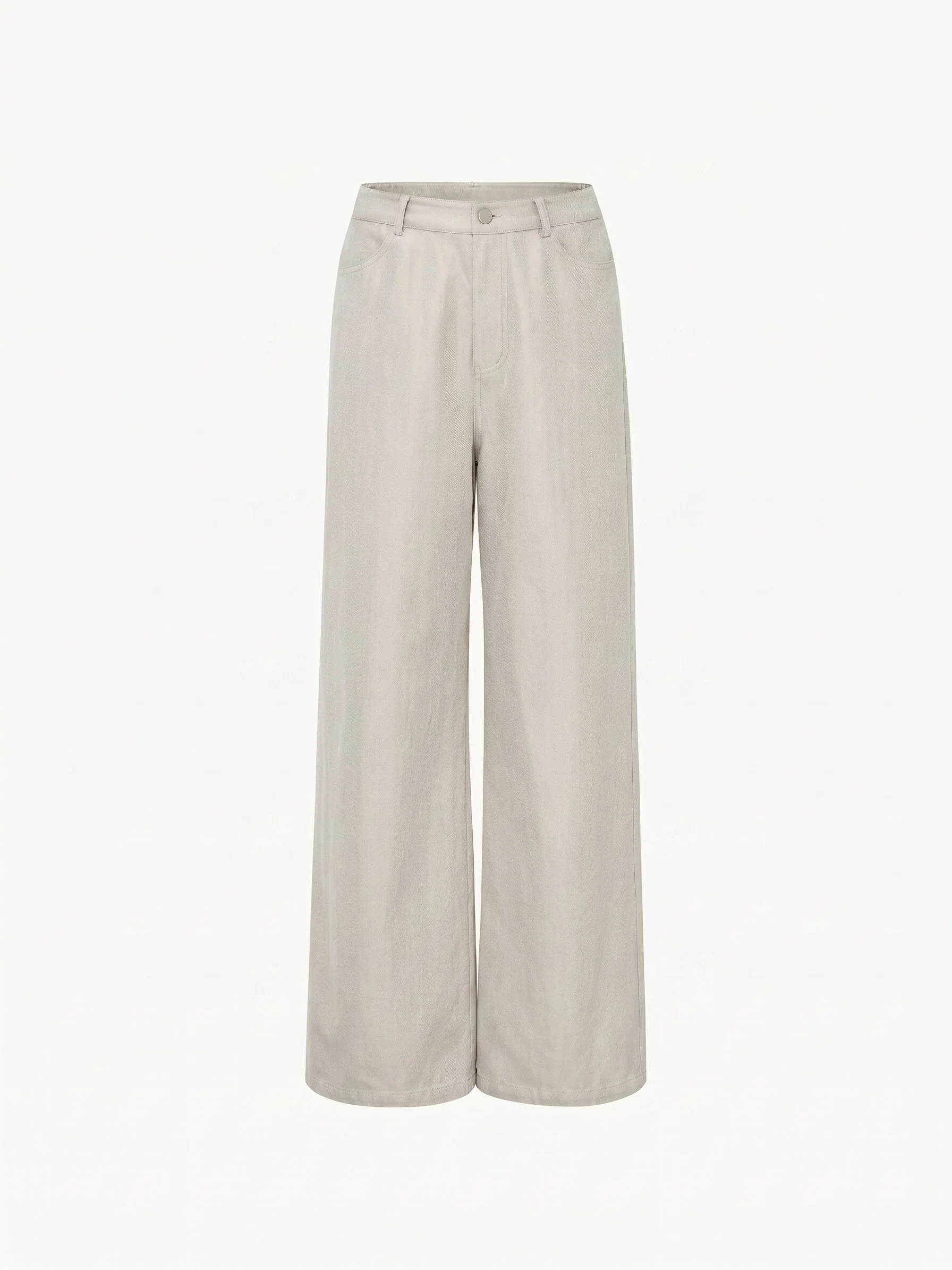 Wide-Leg Twill Pants - Image 6