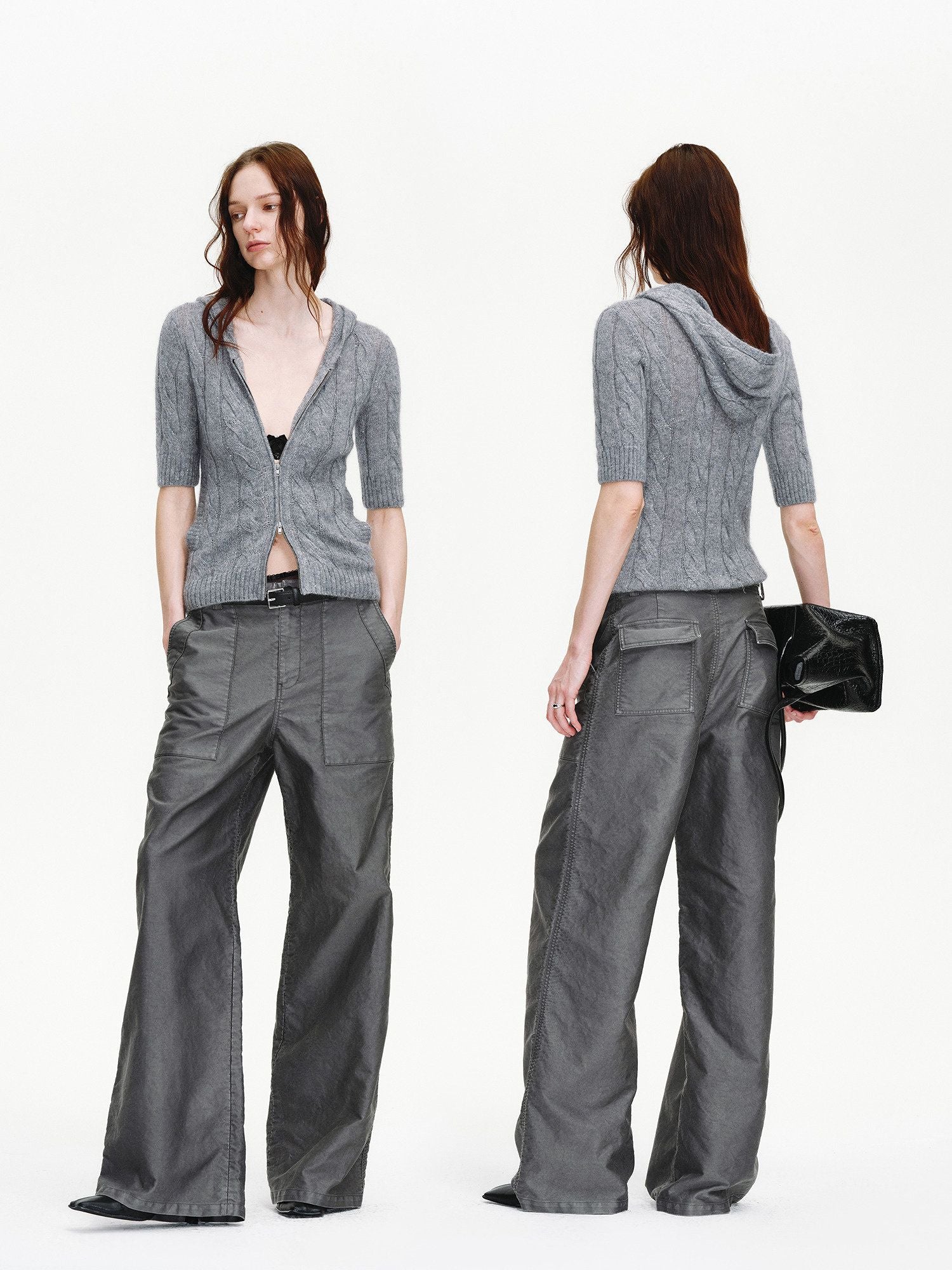 Wide-Leg Utility Pants - Image 2