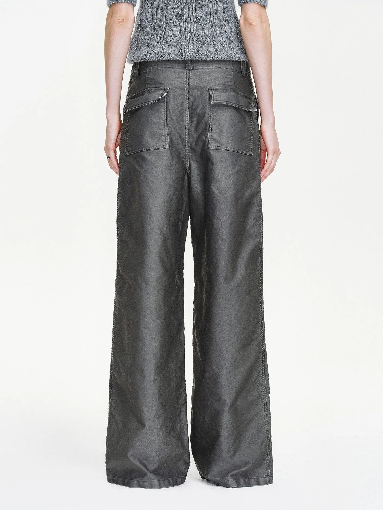 Wide-Leg Utility Pants - Image 3