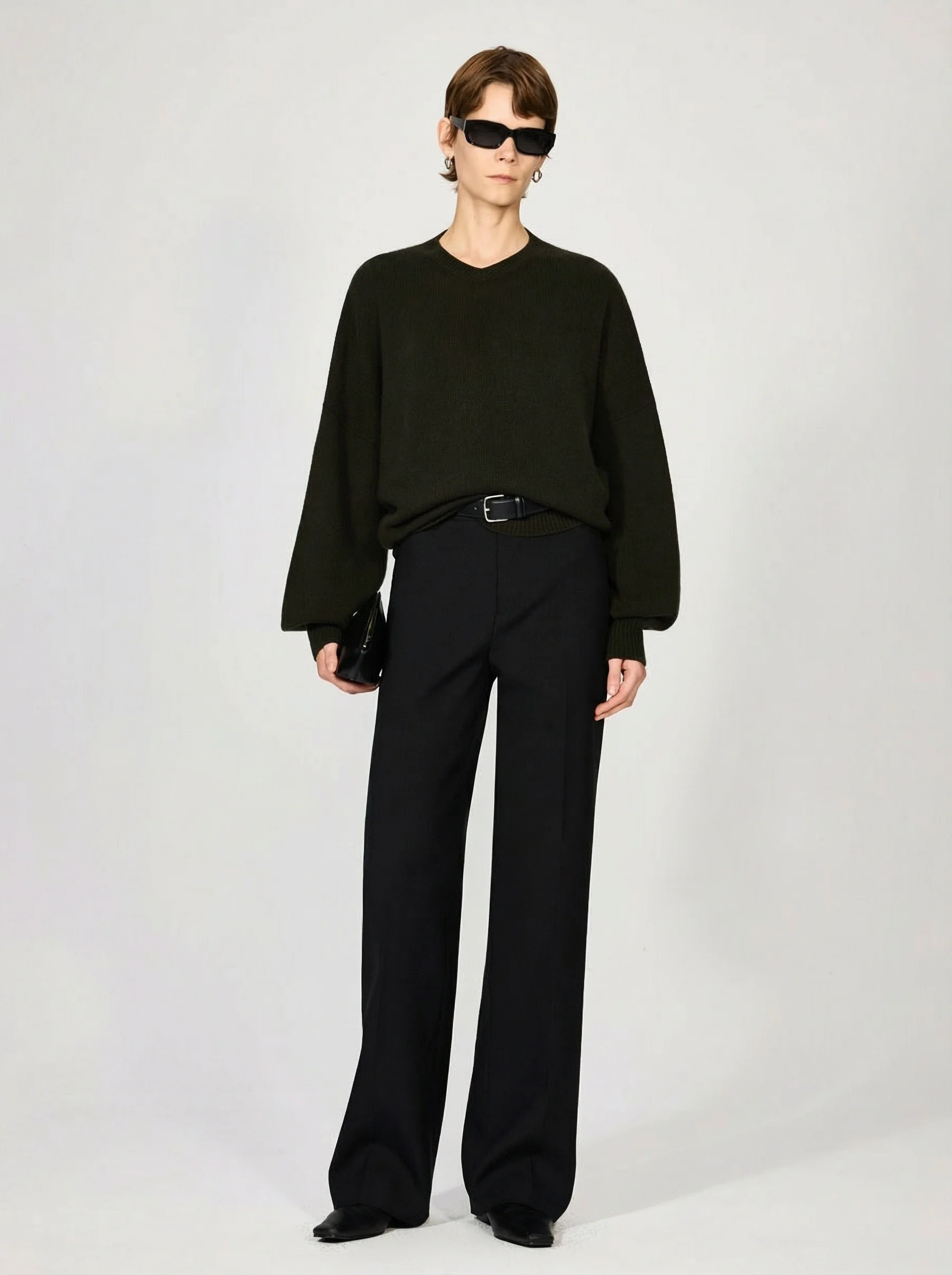Wide-Leg Wool Trousers - Image 3