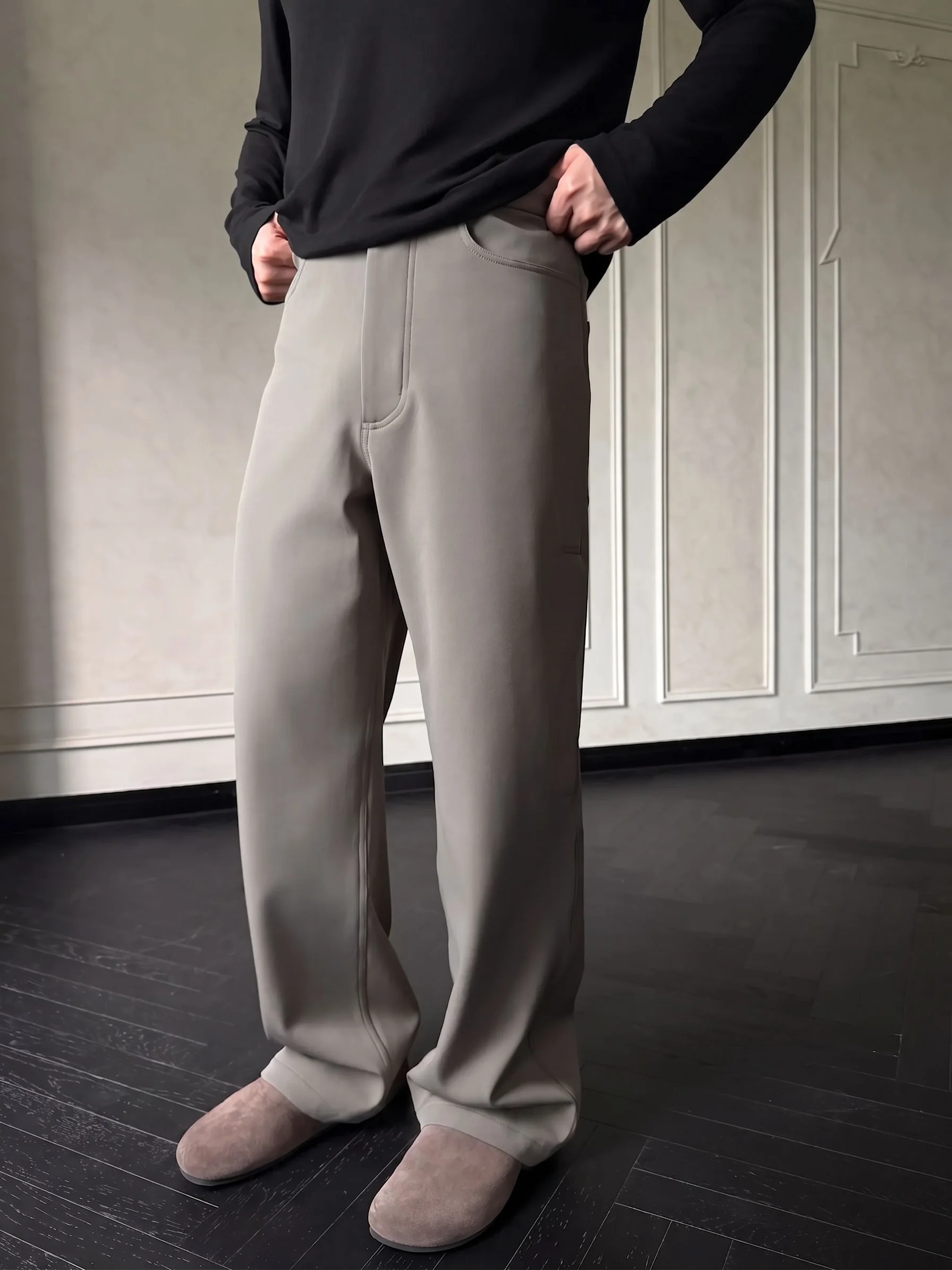 Wide-Leg Zip-Pocket Pants - Image 2