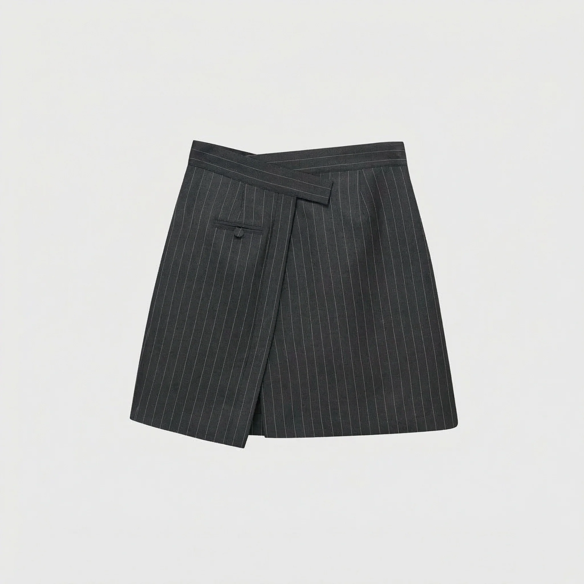 Wide Shoulder Peaked Lapel Suit Set - Image 4
