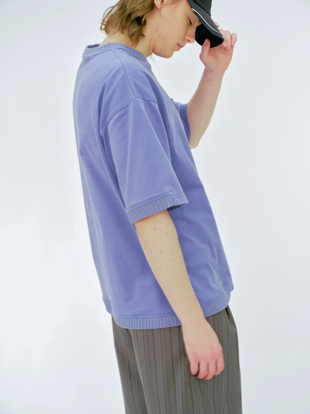 Wide-Thread Cotton Pocket Tee - Image 3