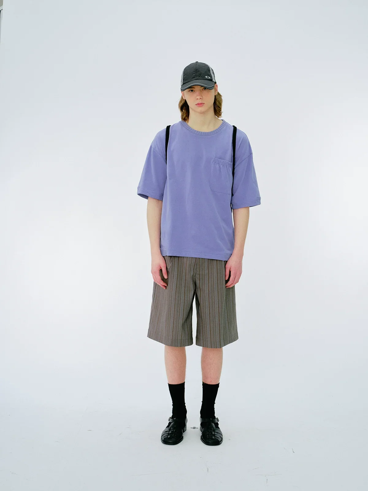Wide-Thread Cotton Pocket Tee - Image 4