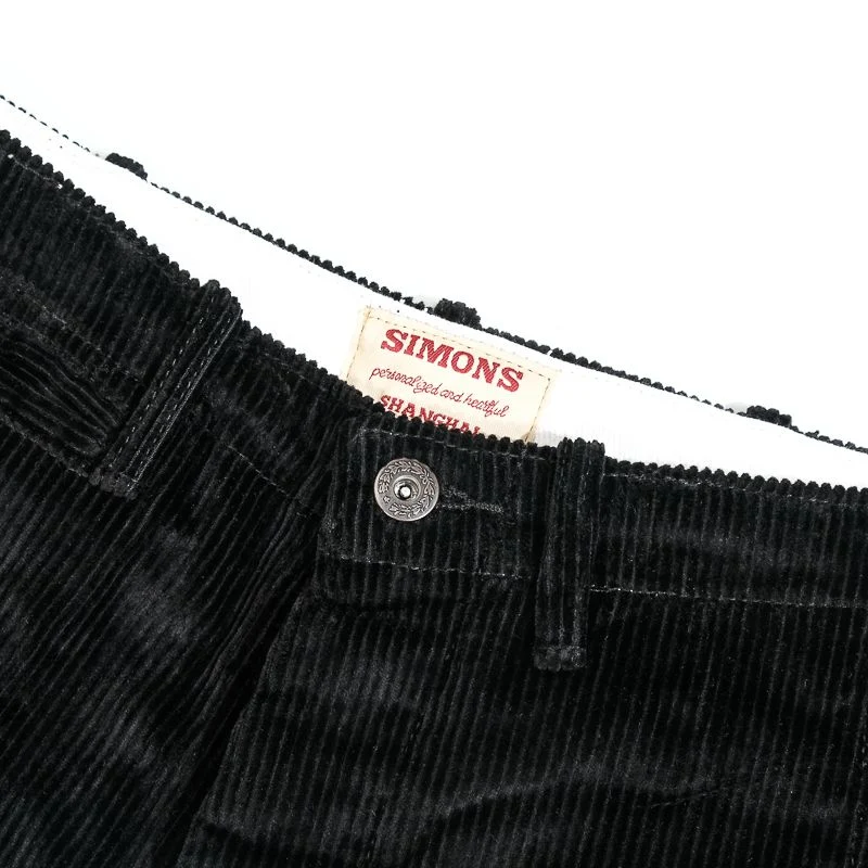 Wide-Wale Corduroy Straight Trousers - Image 4