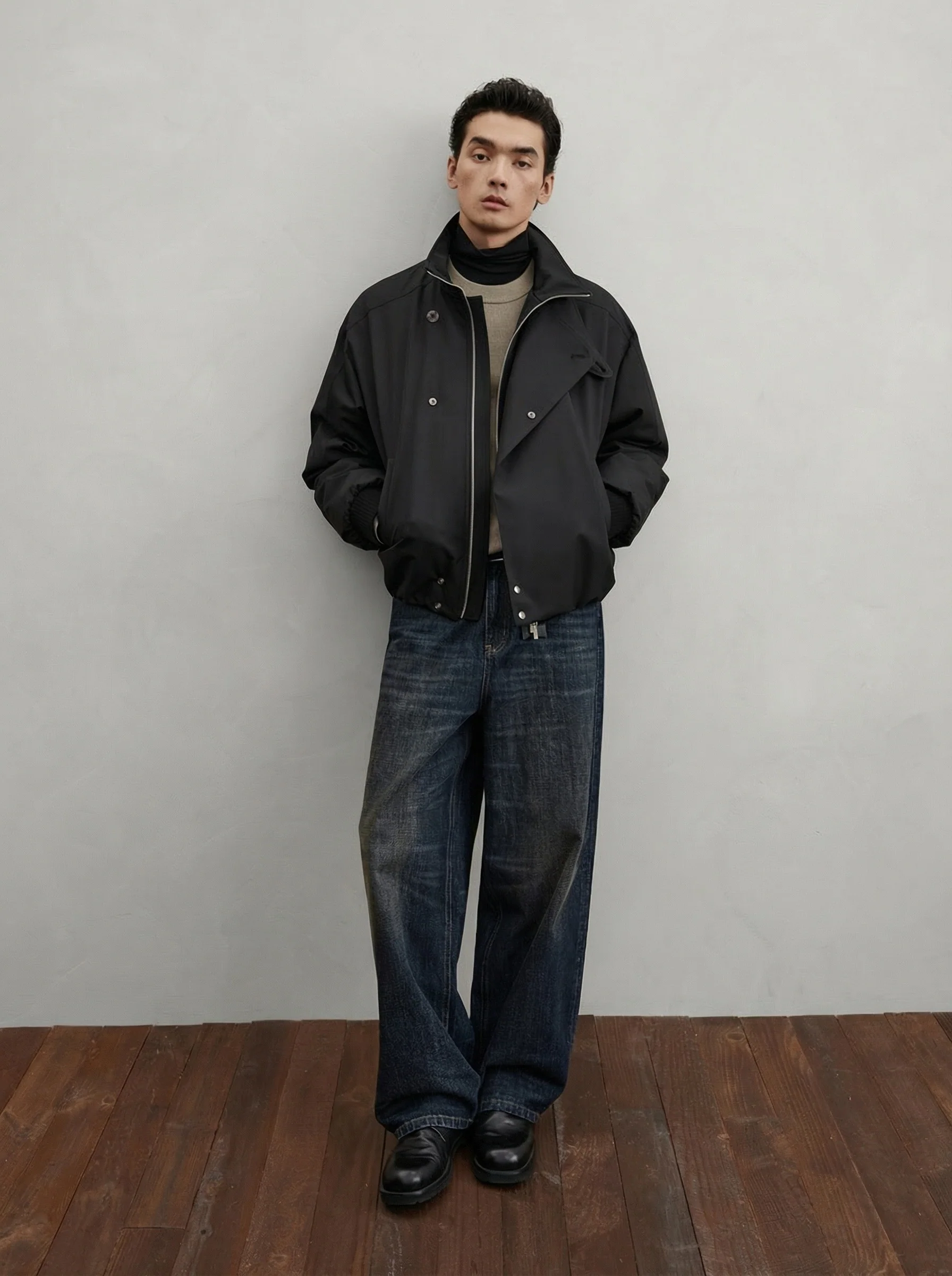 Windsor Slant Collar Down Jacket - Image 4