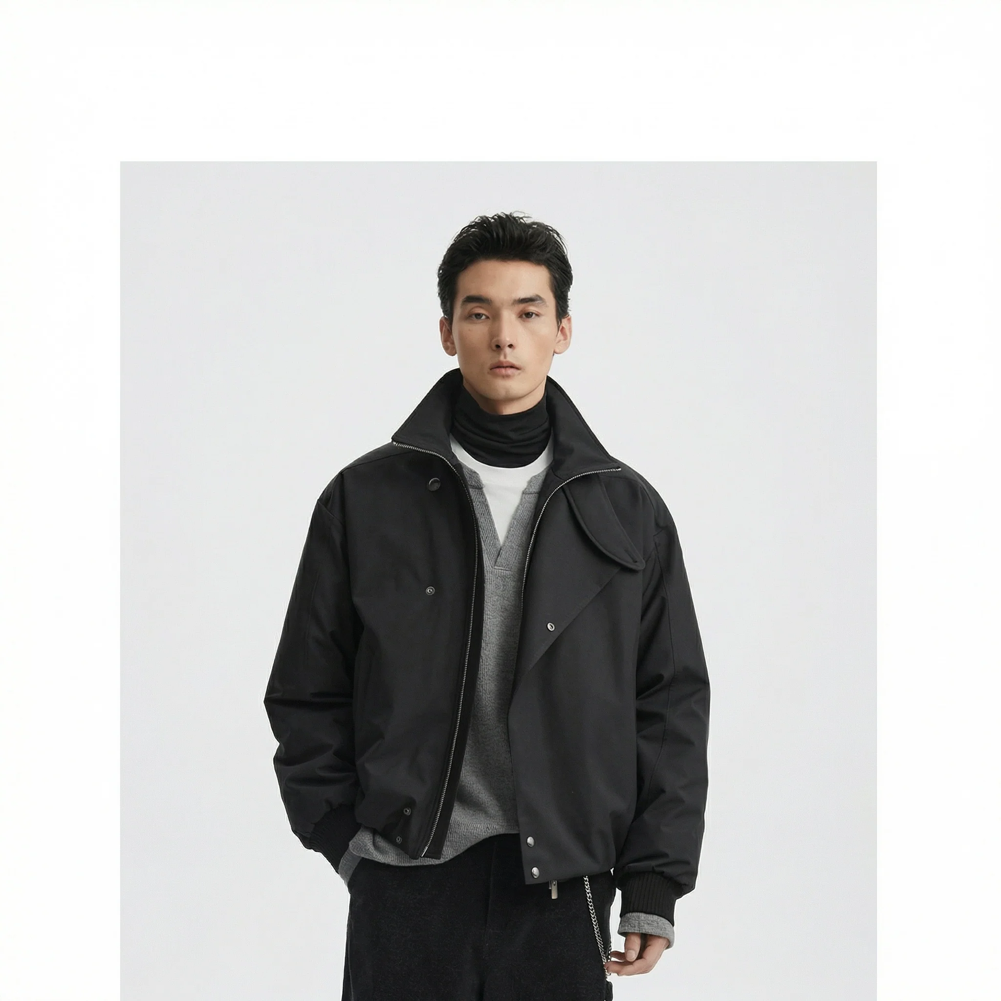 Windsor Slant Collar Down Jacket - Image 6