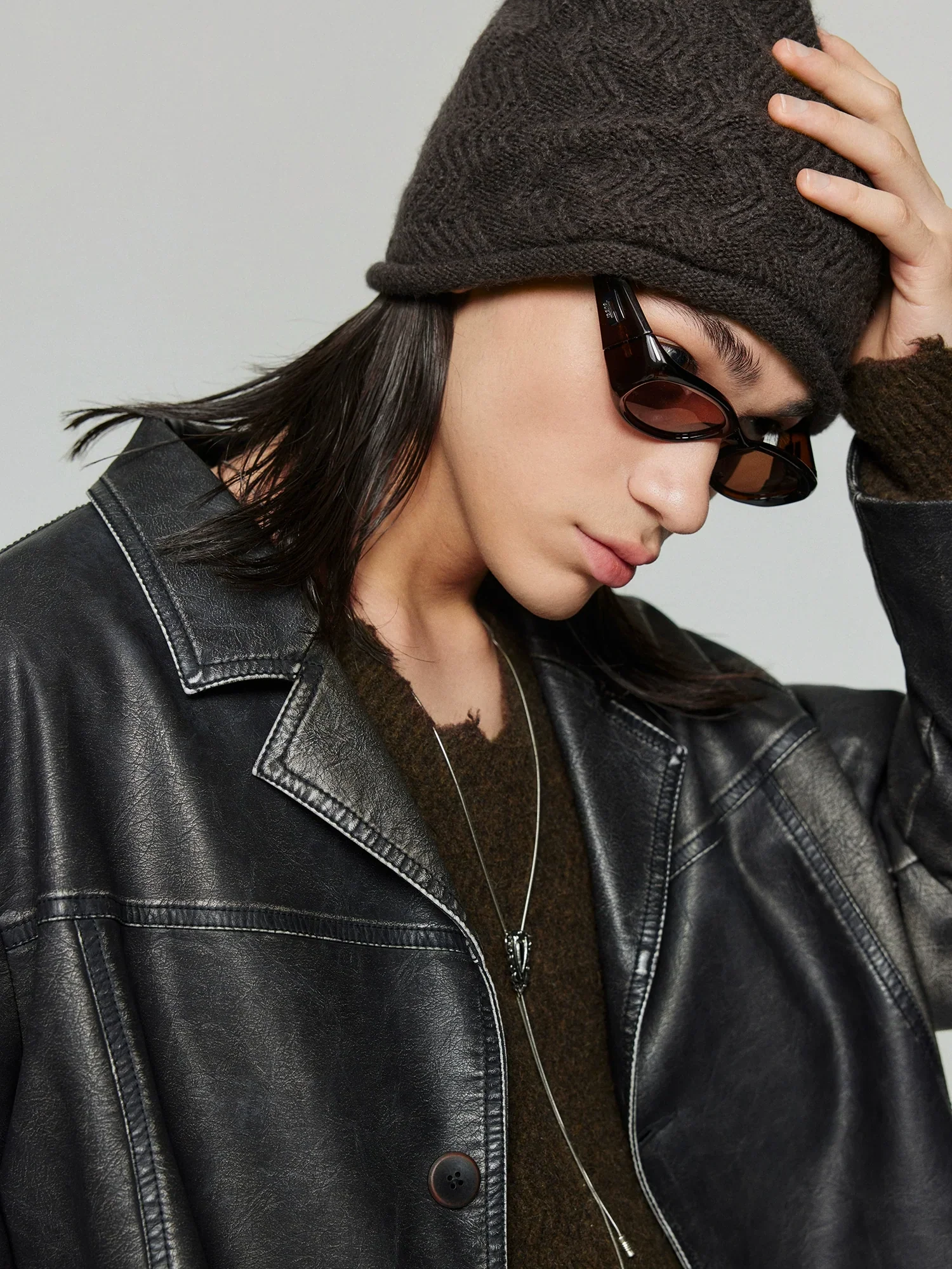 Wool-Blend Button-Detail Beanie - Image 5