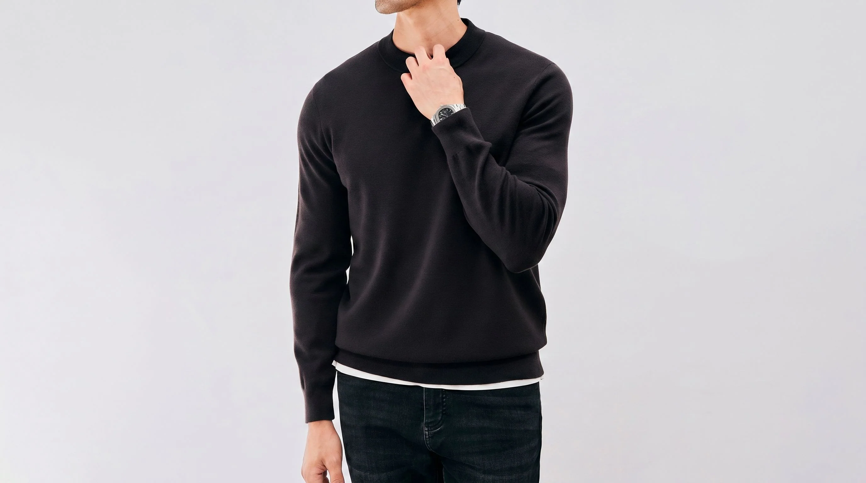 Wool-Blend Crewneck