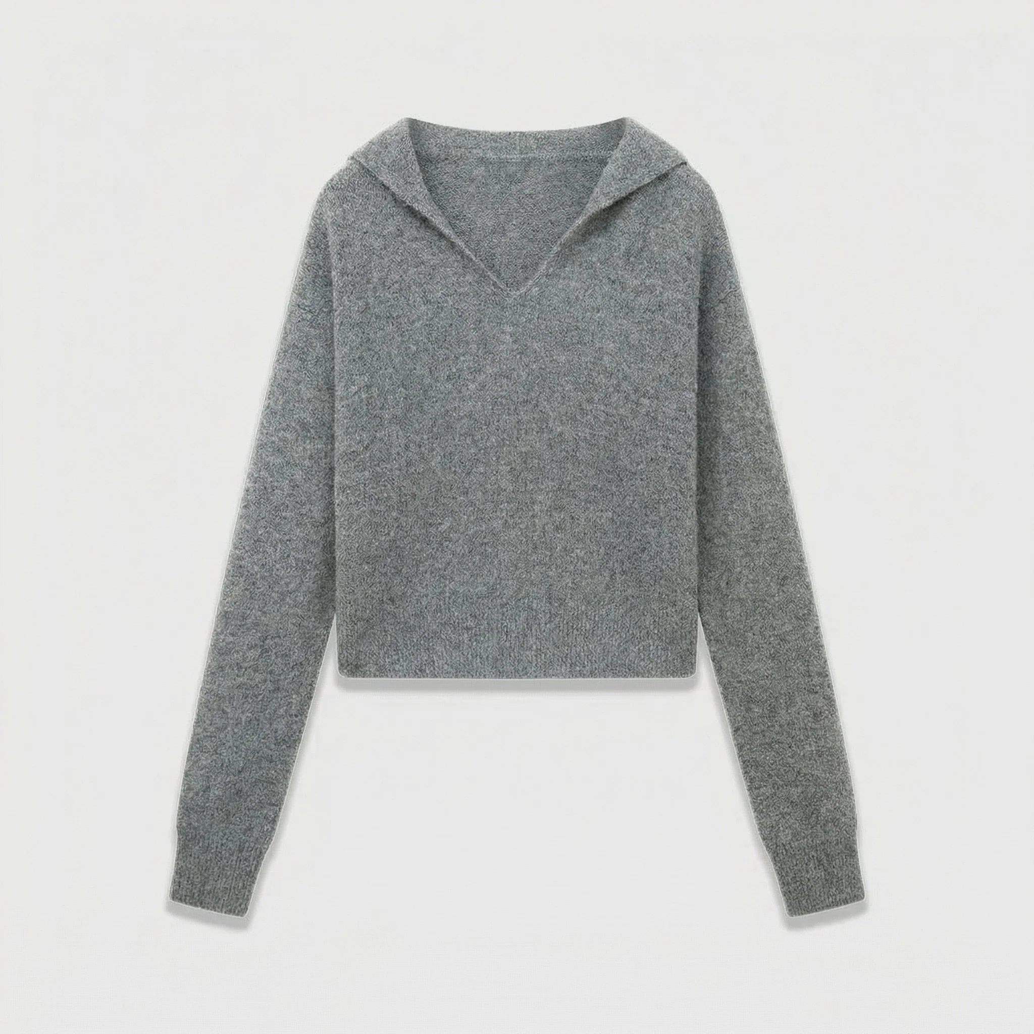 Wool Blend Hooded Sweater - Image 10