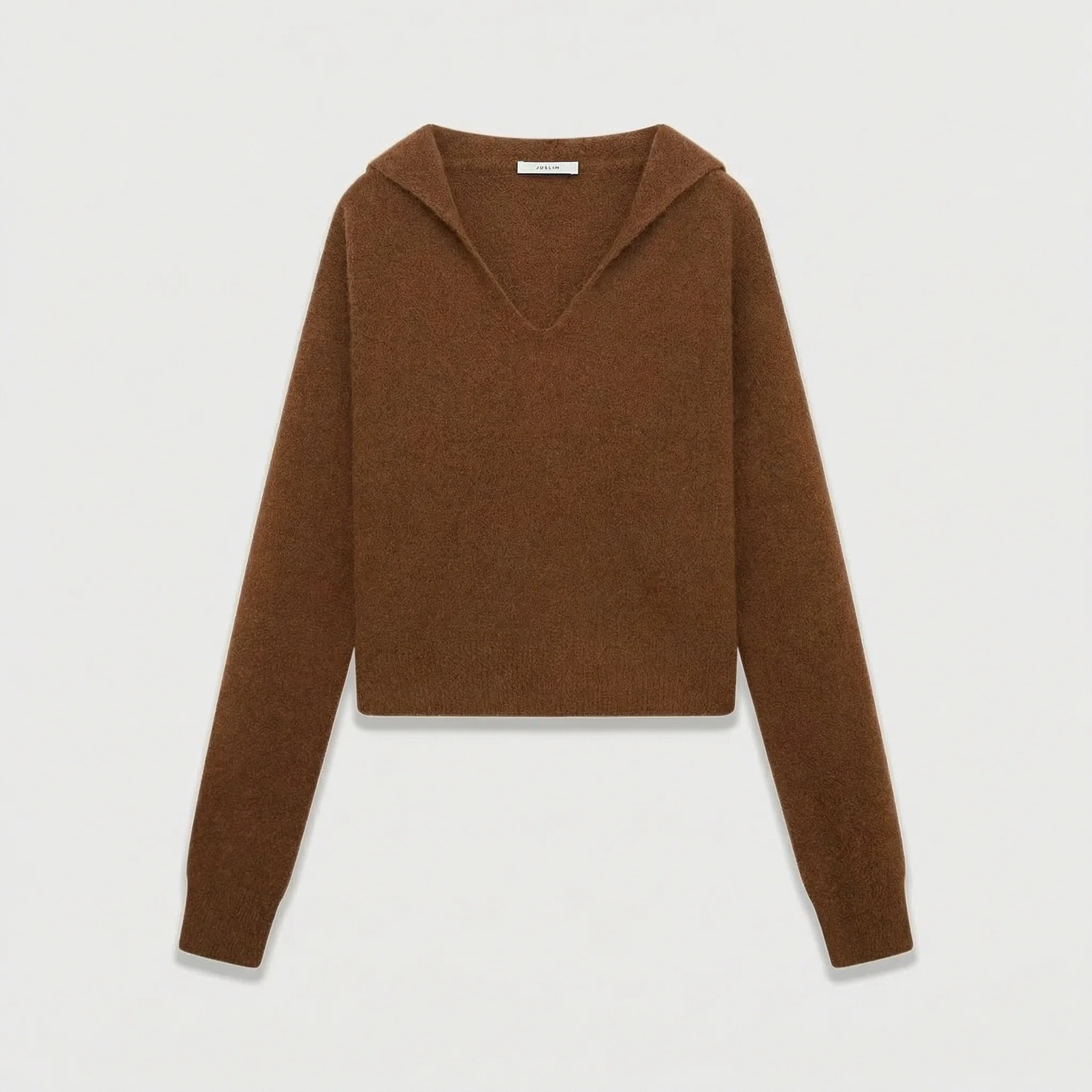 Wool Blend Hooded Sweater - Image 9