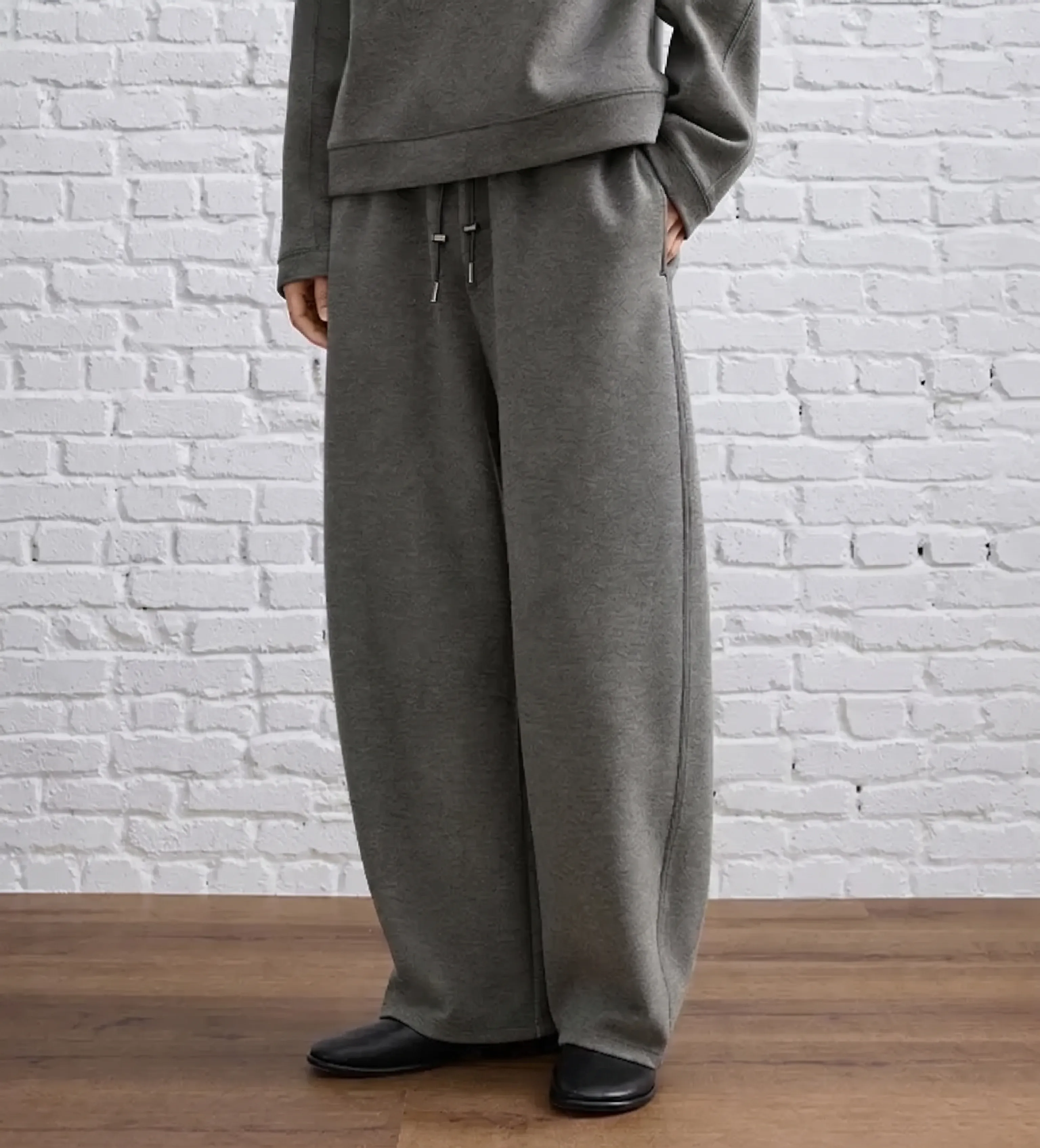 Wool-Blend Stand-Collar Half-Zip Sweatshirt - Image 8