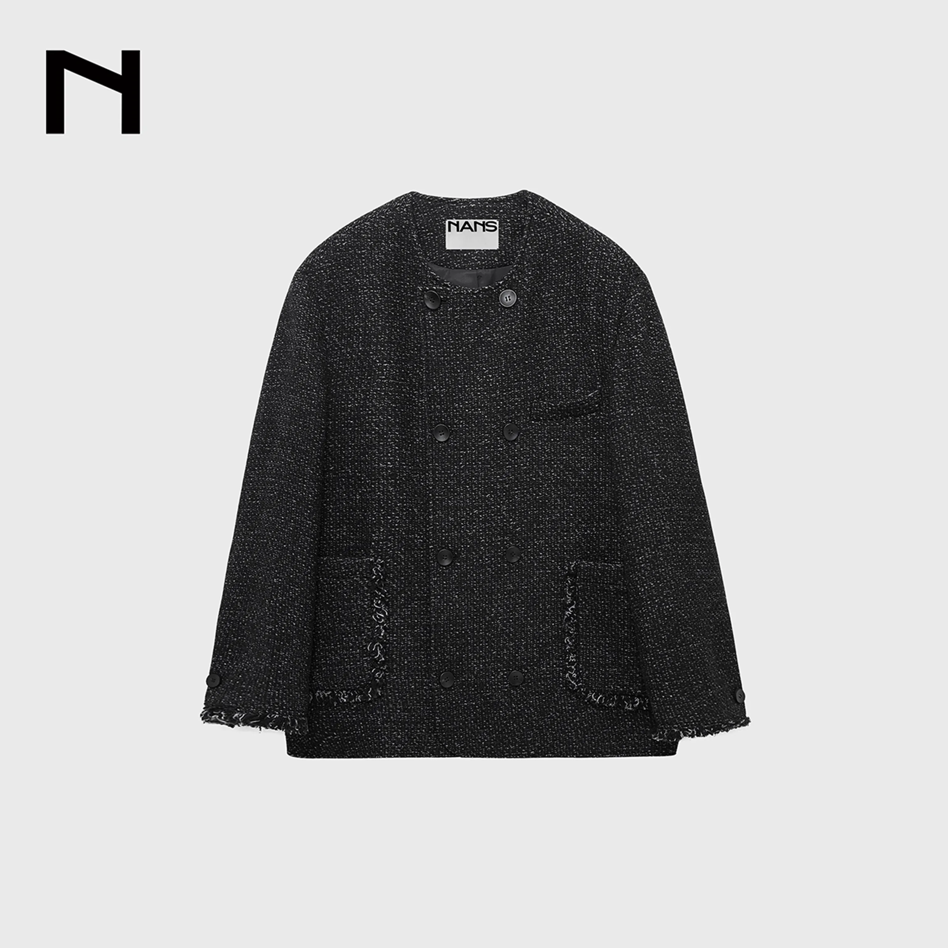 Wool Blend Tweed Jacket - Image 5
