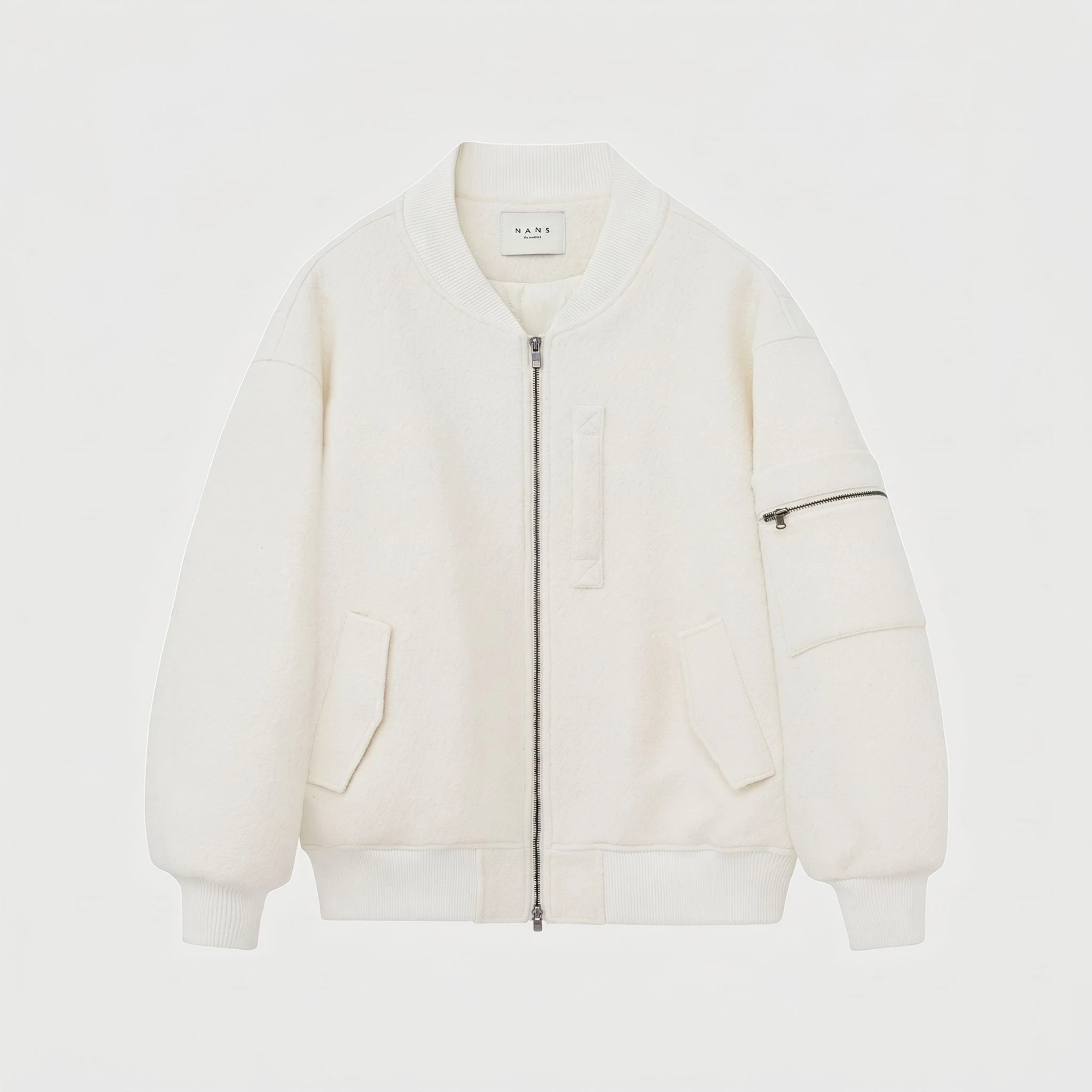 Wool Bomber Jacket - Image 6