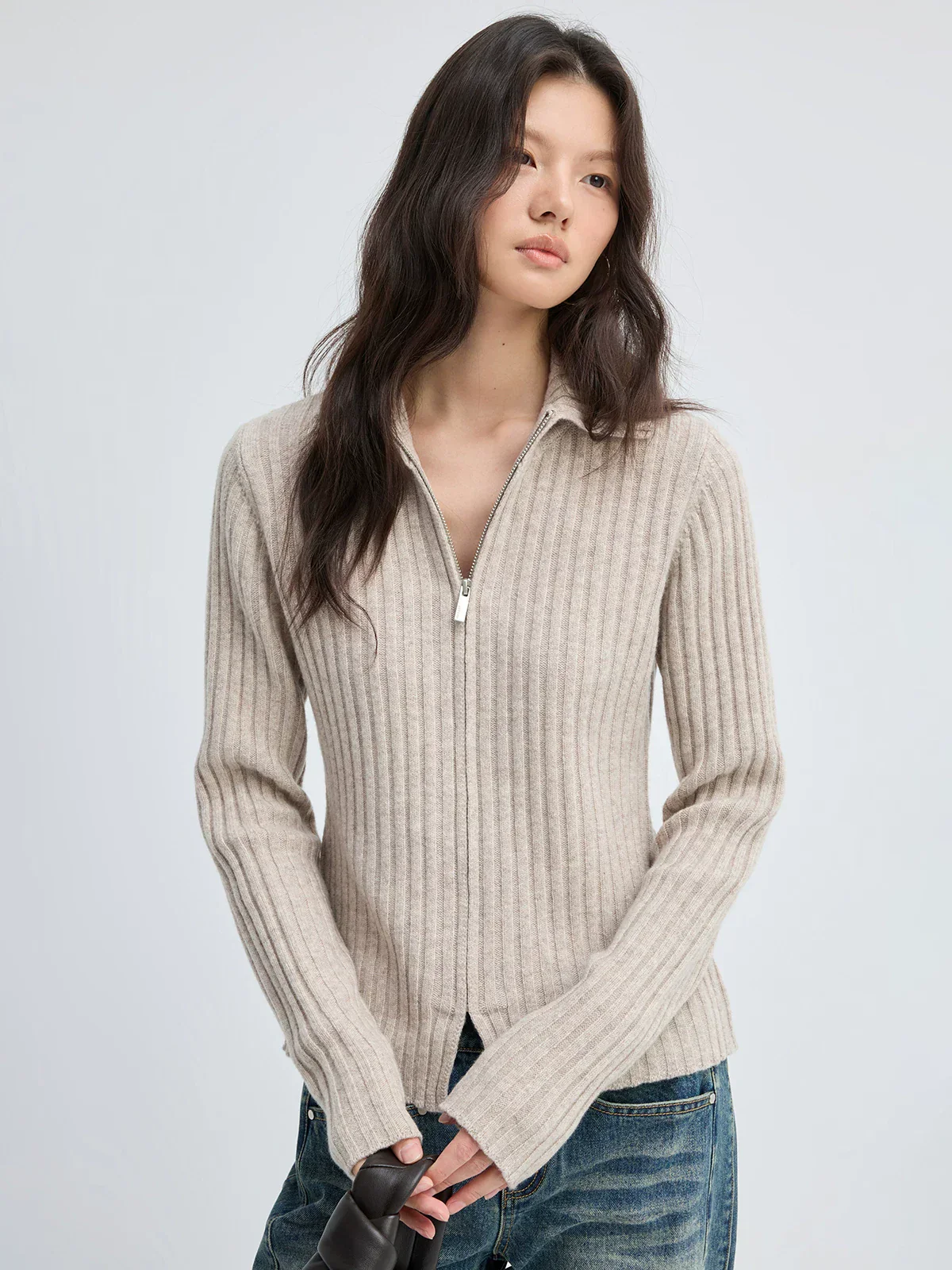 Wool Button Cardigan - Image 4