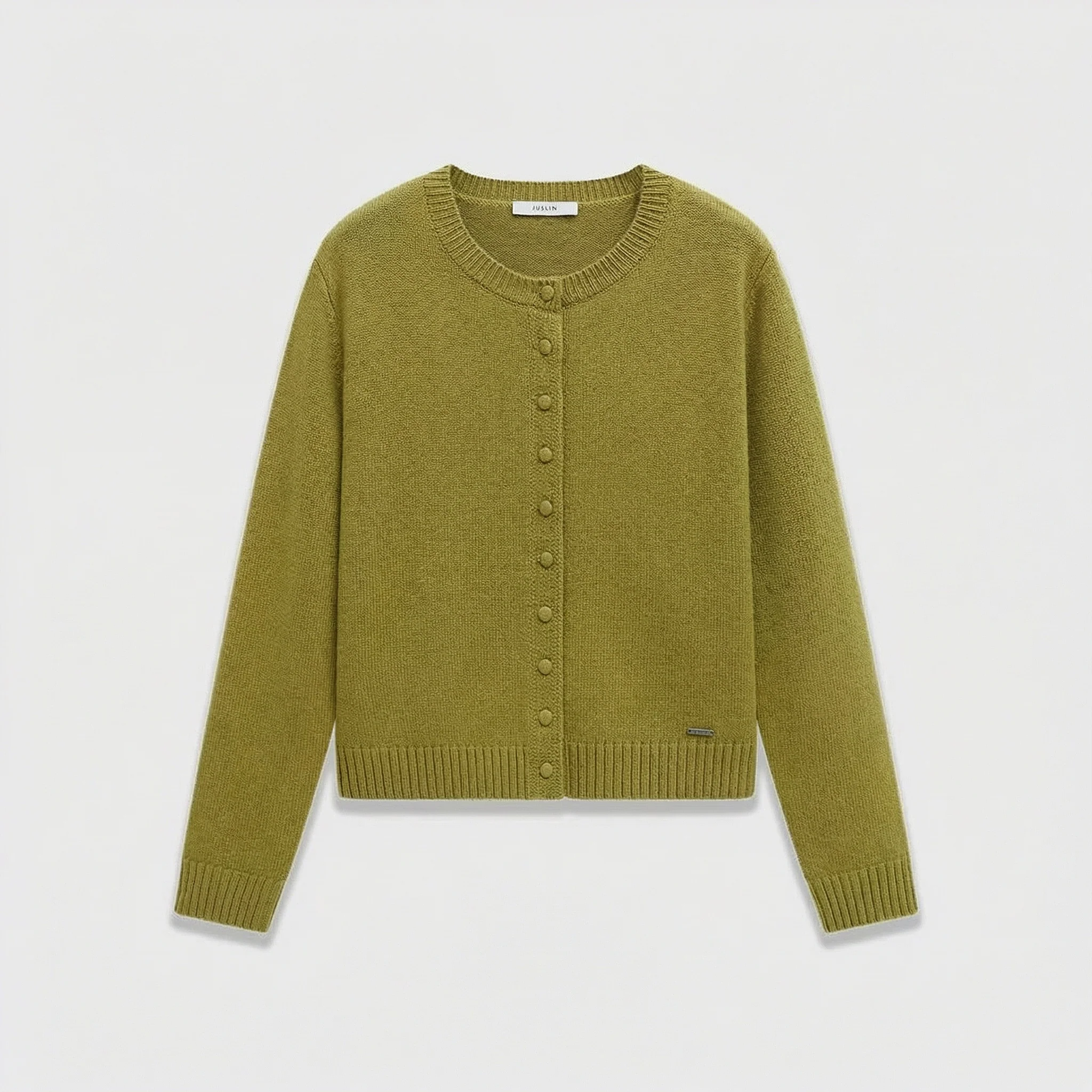 Wool Button Cardigan - Image 9