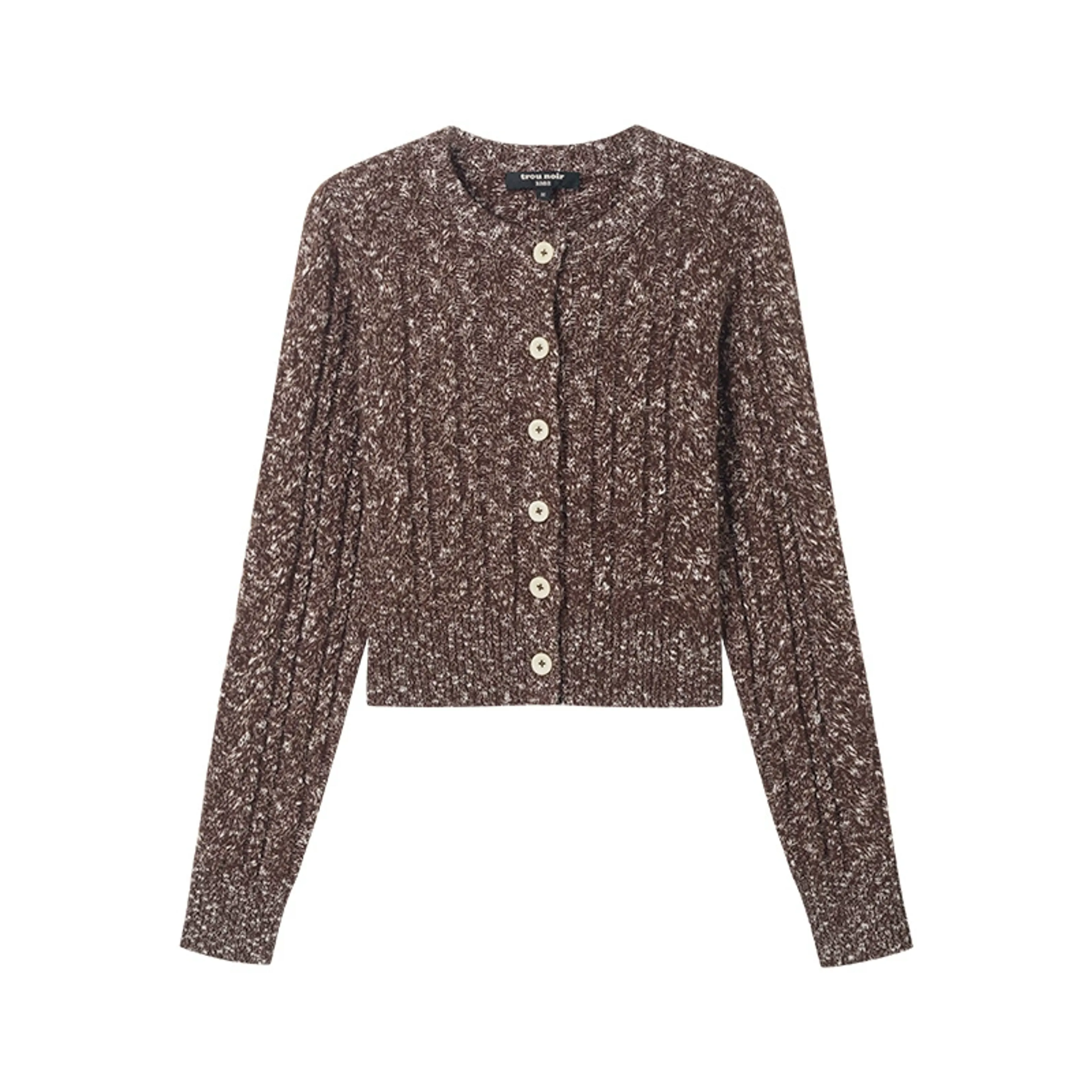 Wool Cable-Knit Cardigan - Image 6