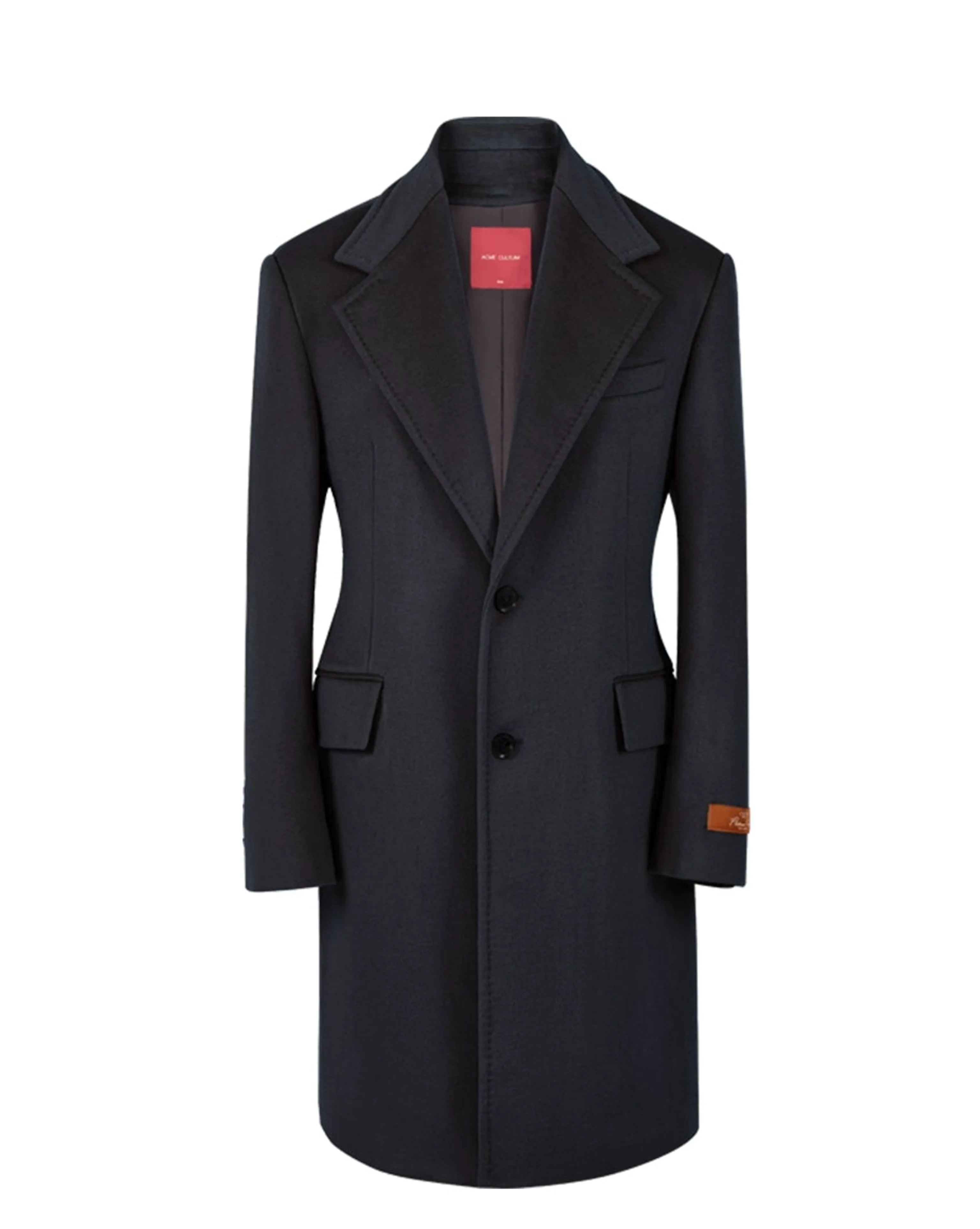 Wool-Cashmere Chesterfield Coat with Liner - Image 5