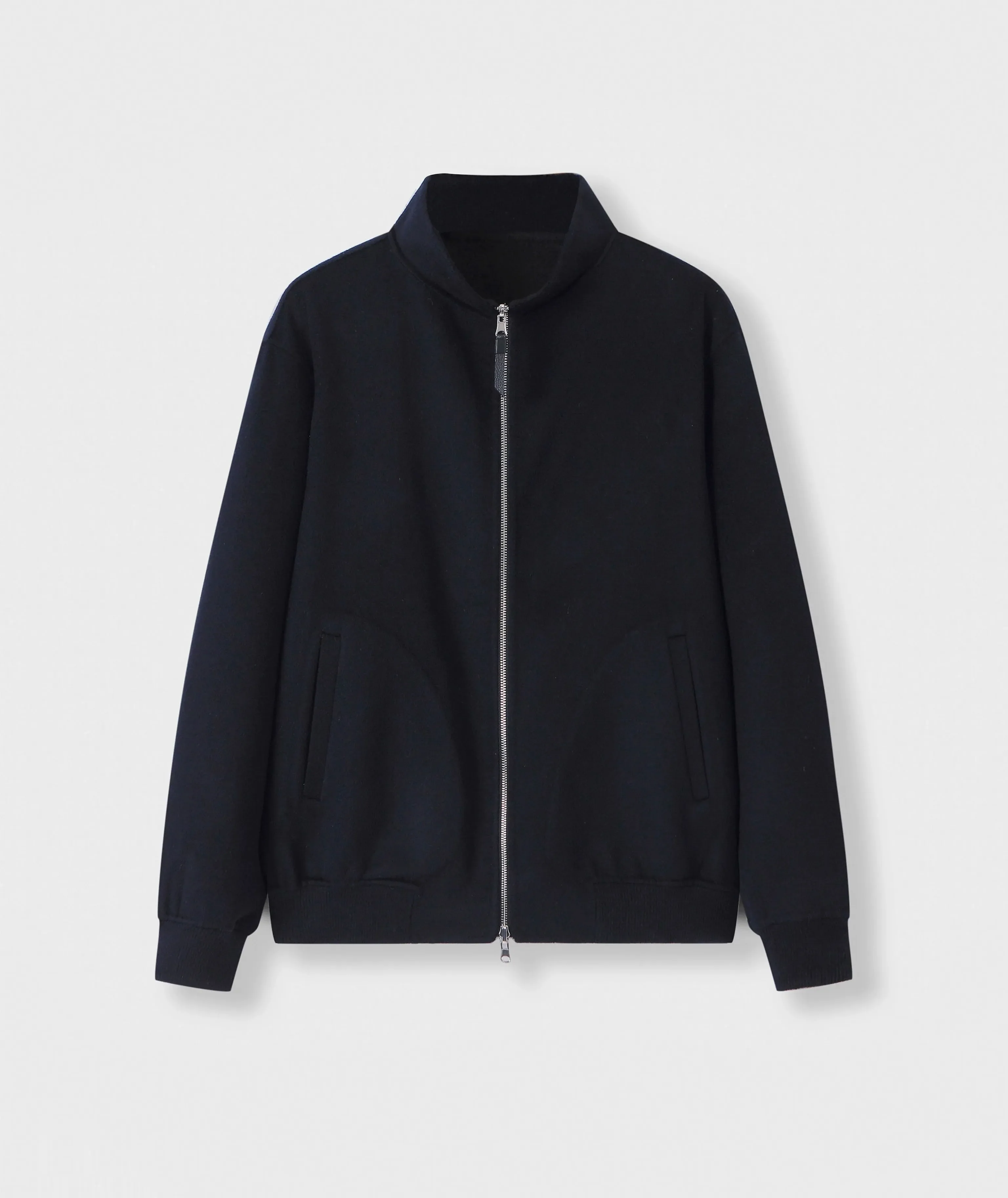 Wool-Cashmere Stand Collar Jacket - Image 6