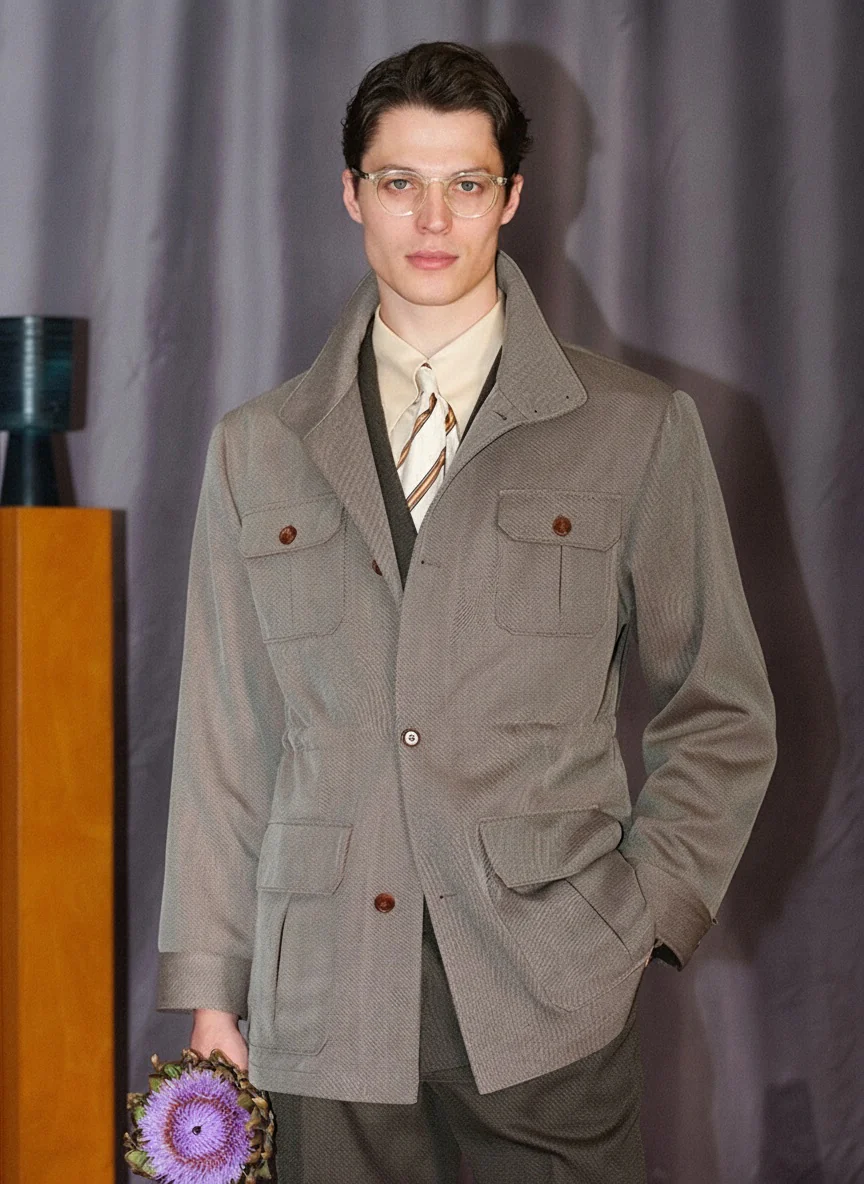 Wool Cavalry Twill Field Jacket