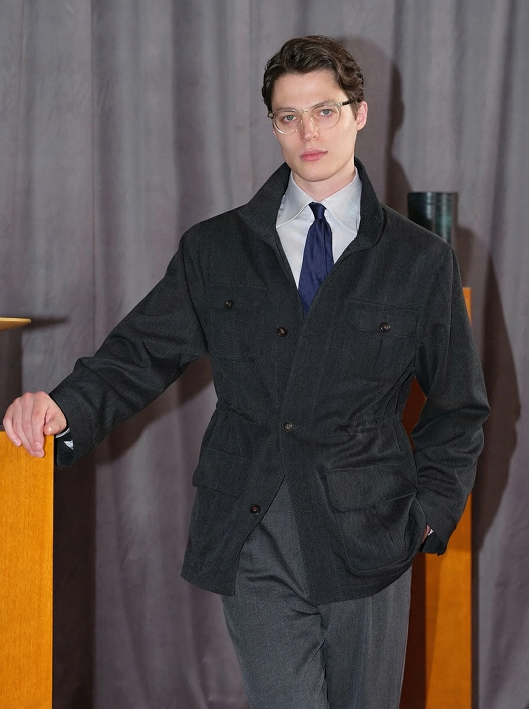 Wool Cavalry Twill Field Jacket - Image 2