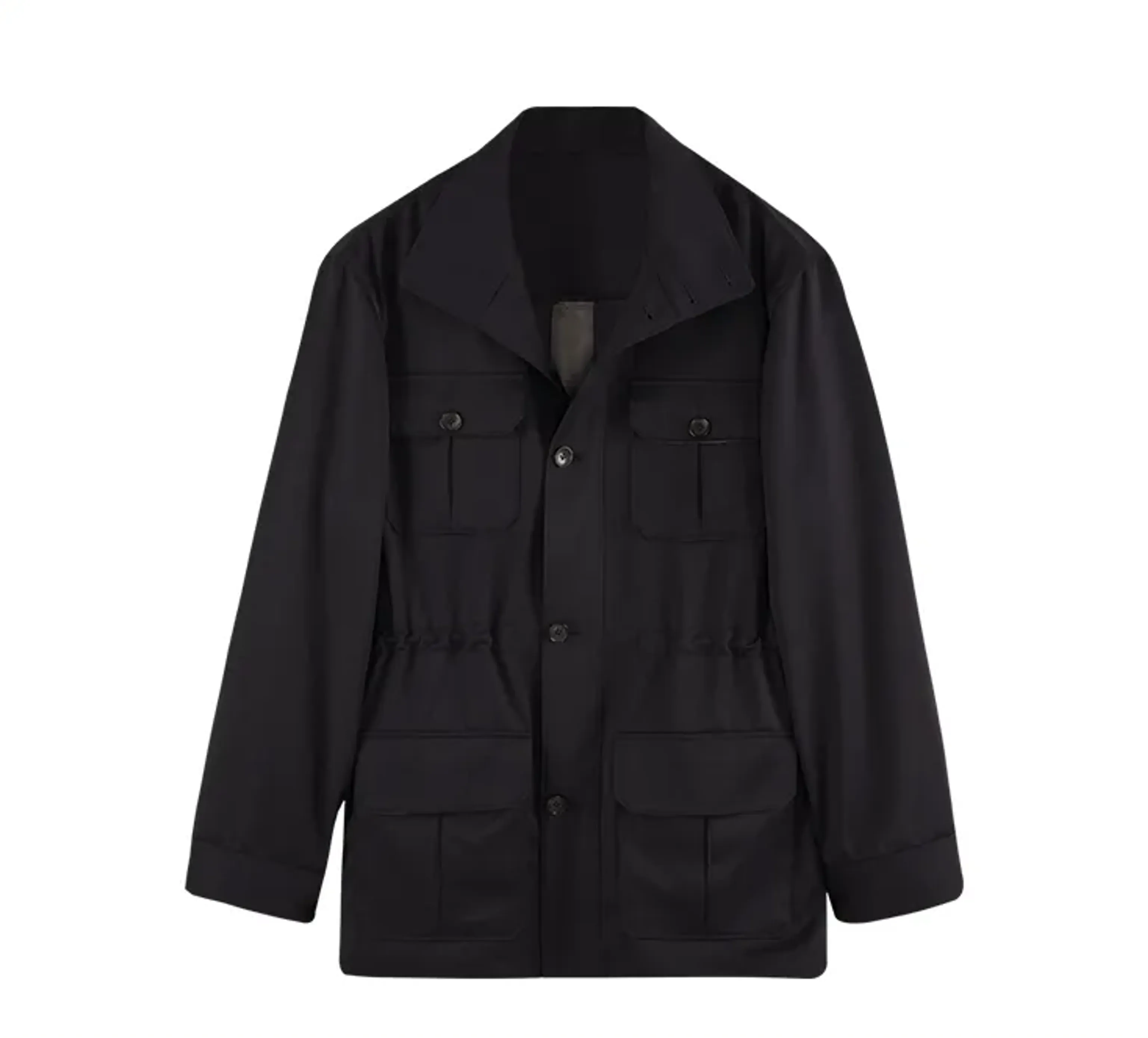 Wool Cavalry Twill Safari Jacket - Image 10