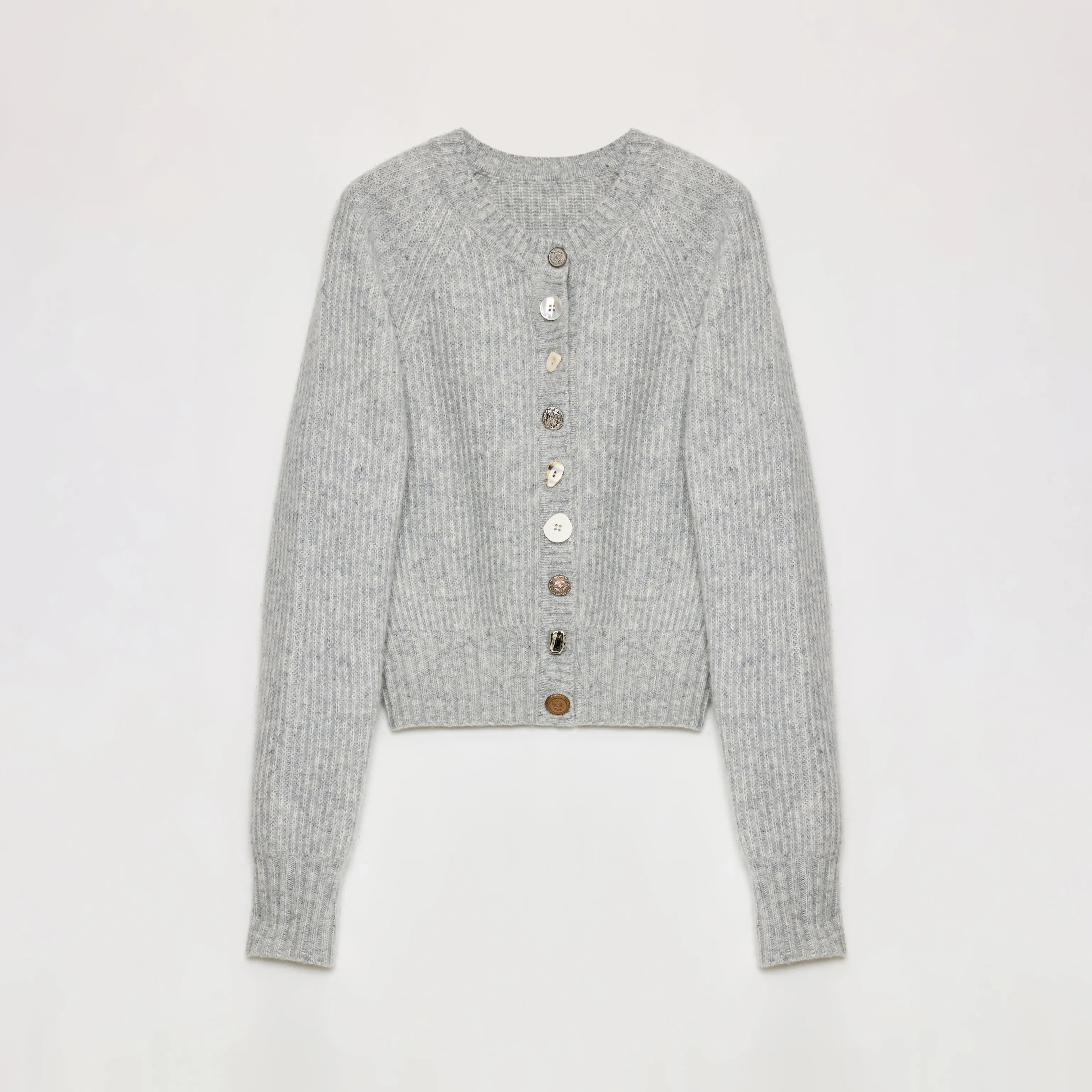 Wool & Cotton Knit Cardigan - Image 5