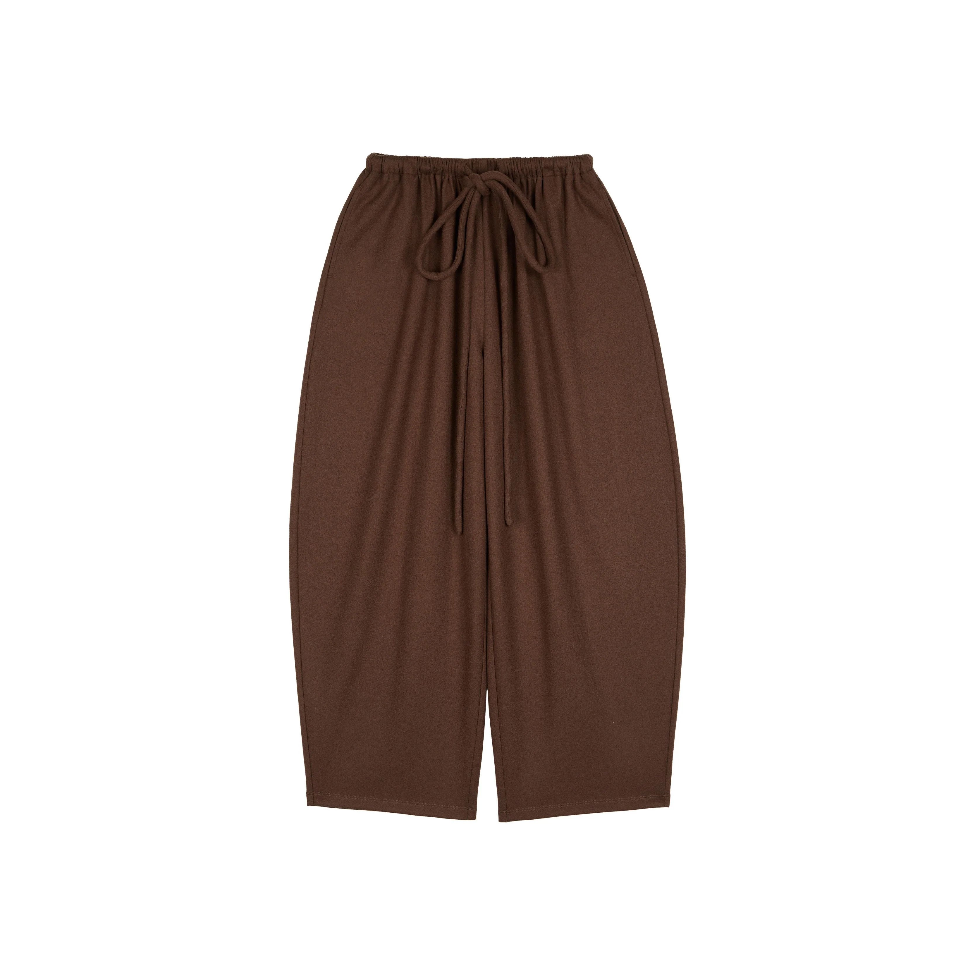 Wool Drawstring Trousers - Image 3
