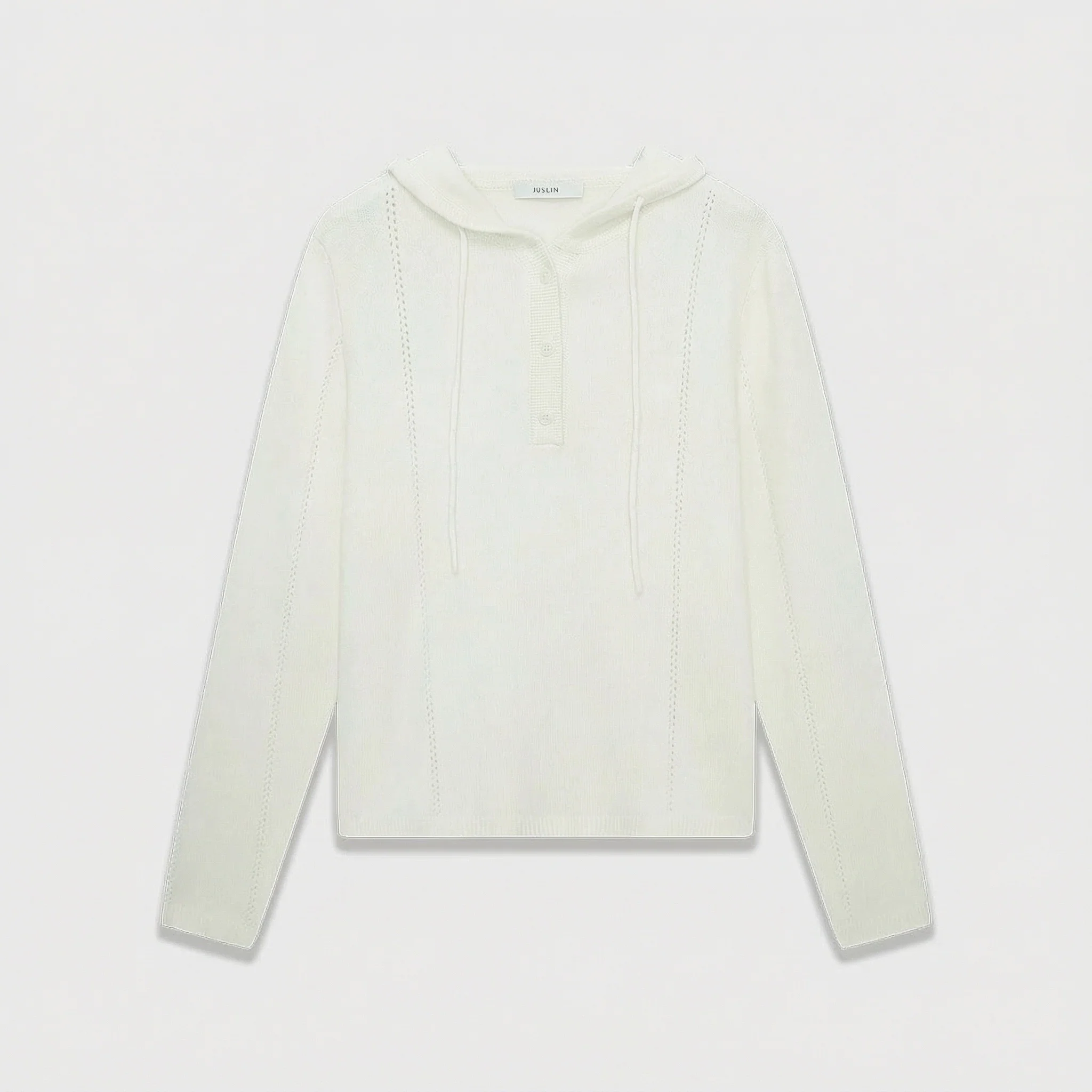 Wool Henley Hoodie - Image 8