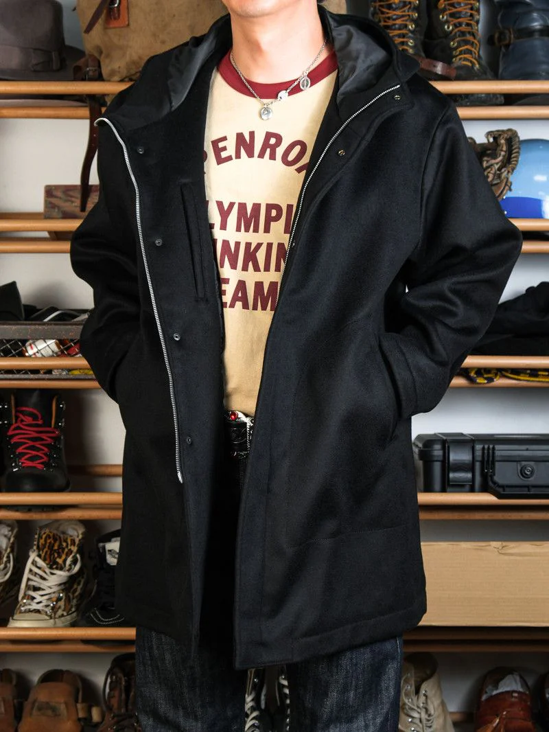 Wool Hooded Coat - Image 2