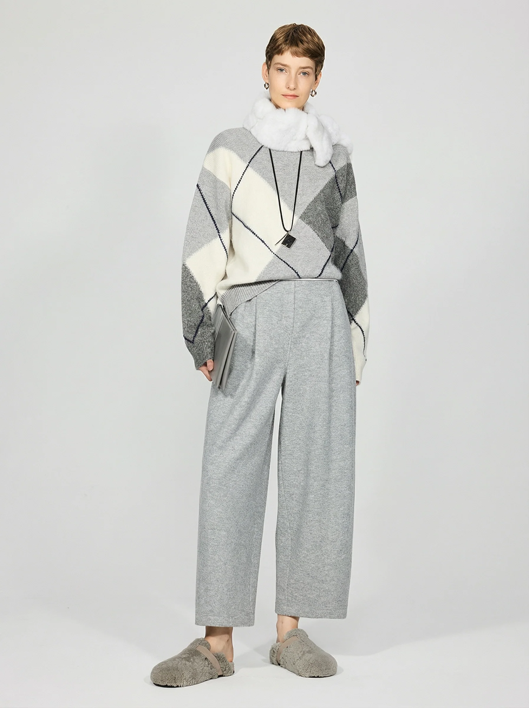 Wool Knit Culottes - Image 2