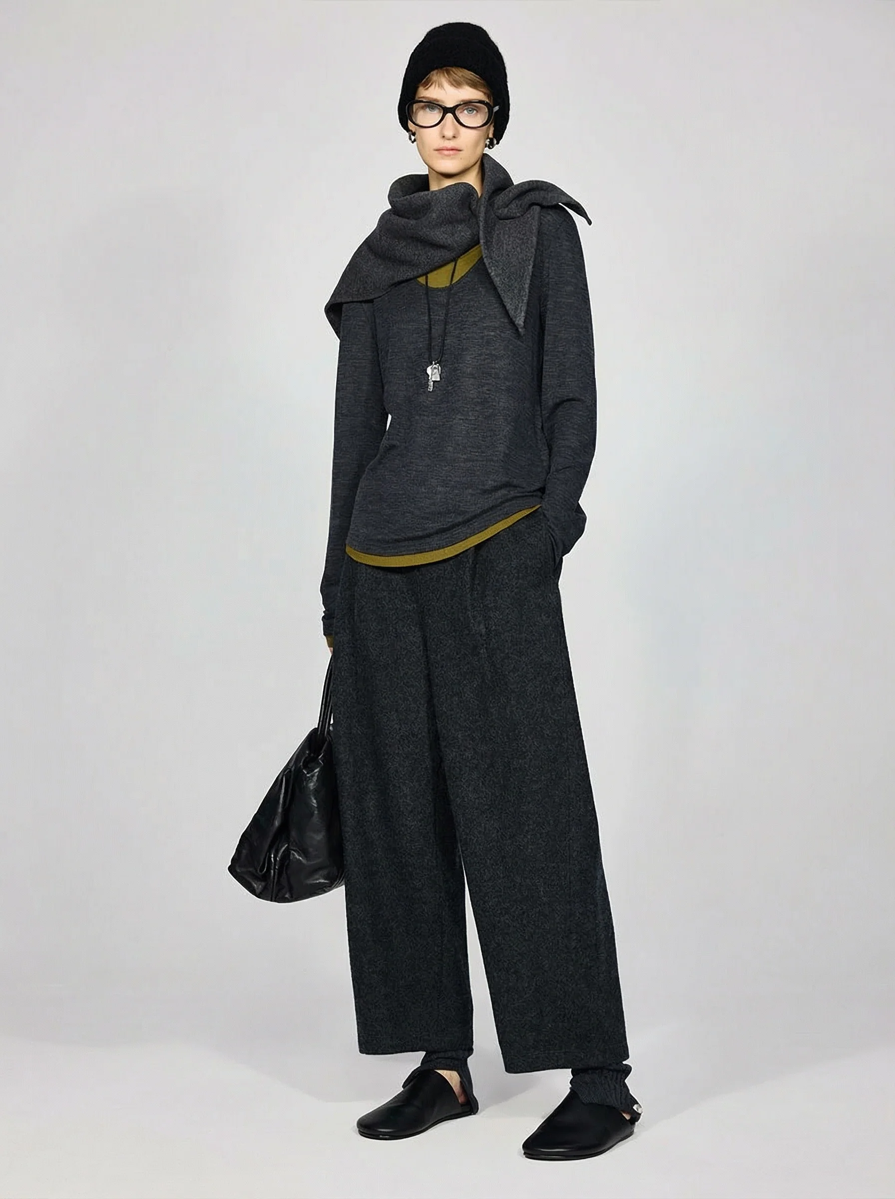 Wool Knit Culottes - Image 3