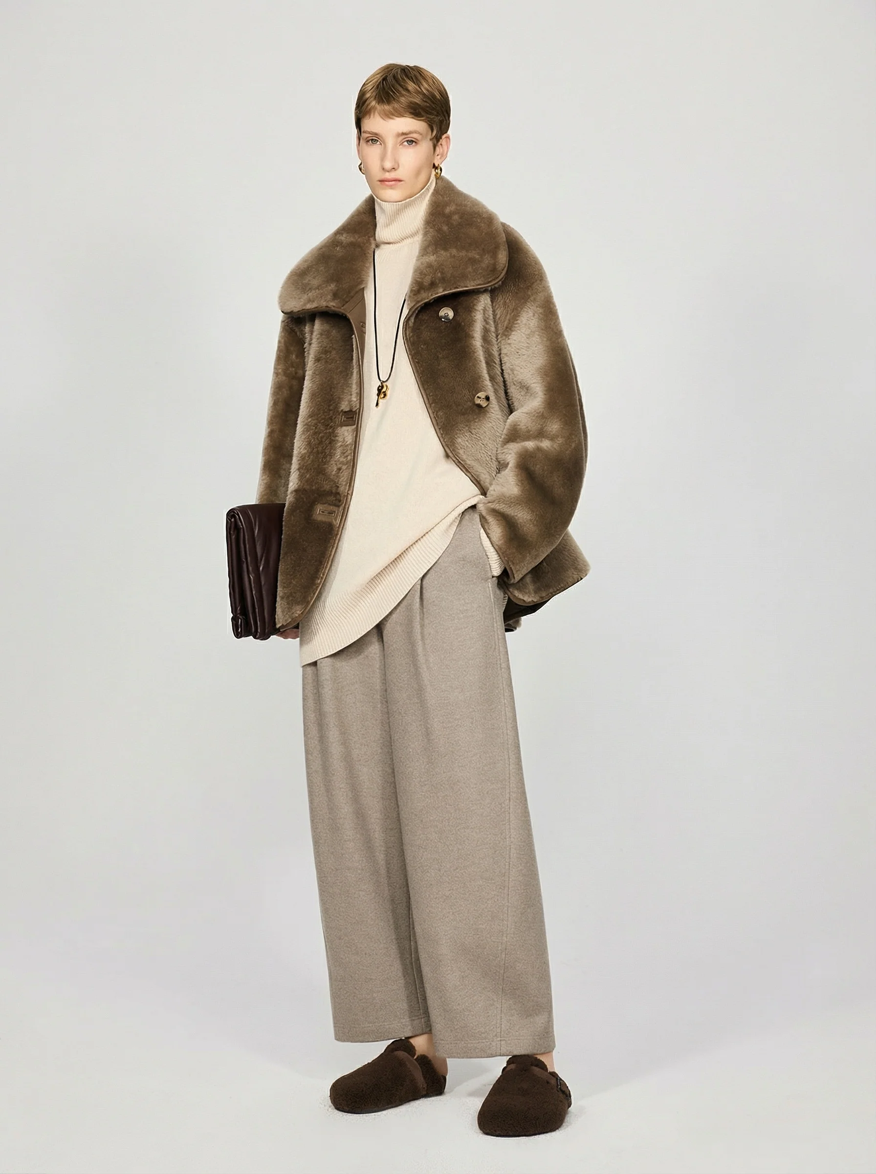 Wool Knit Culottes - Image 4