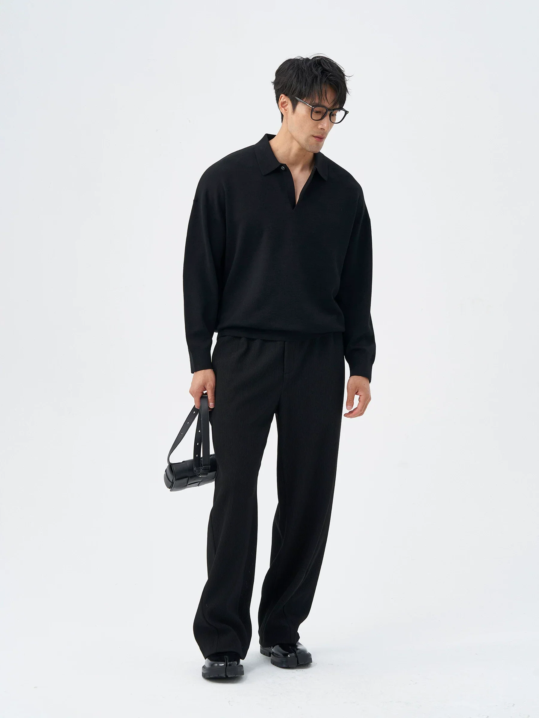 Wool Knit Polo