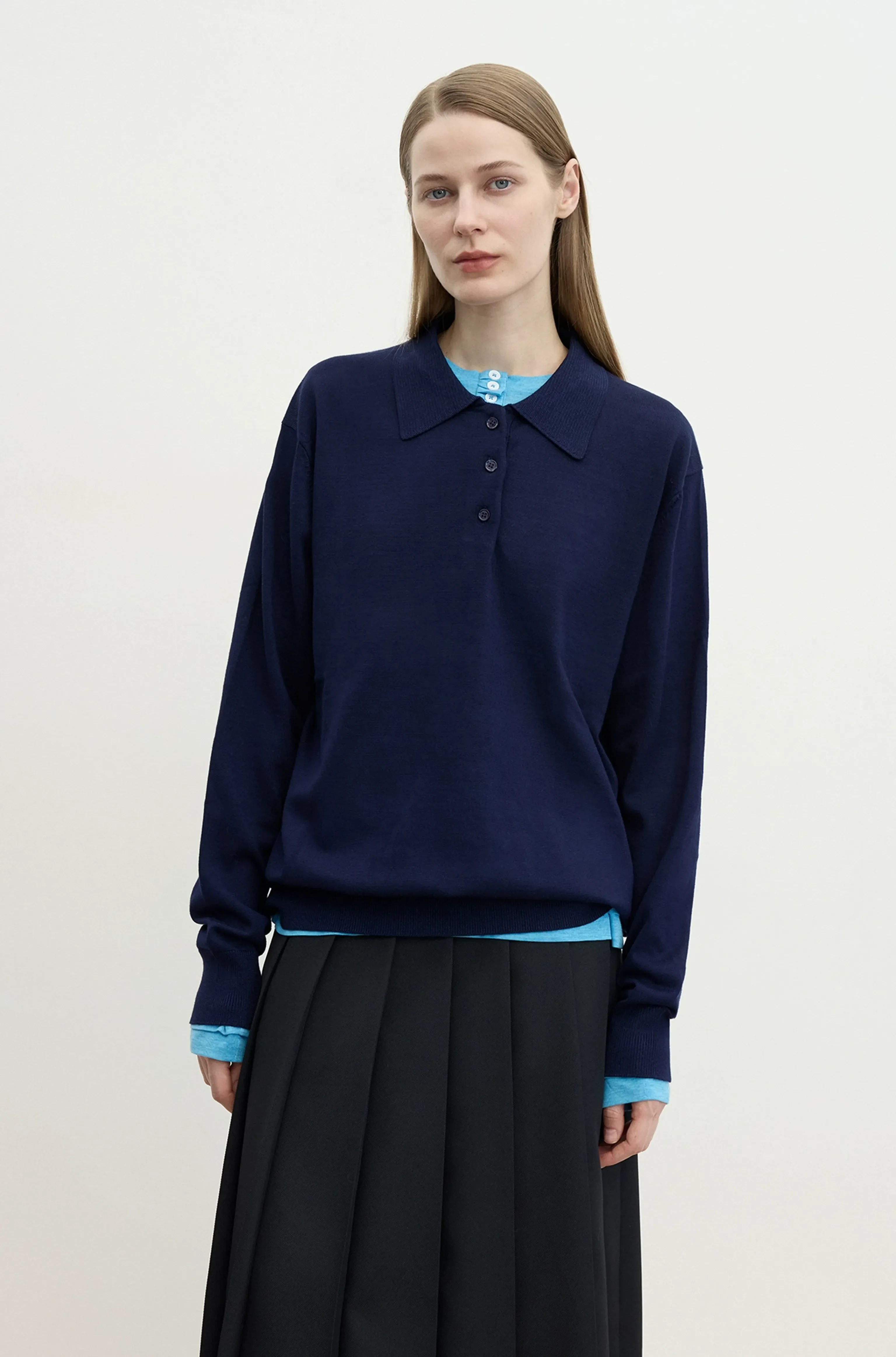 Wool Polo Sweater - Image 3