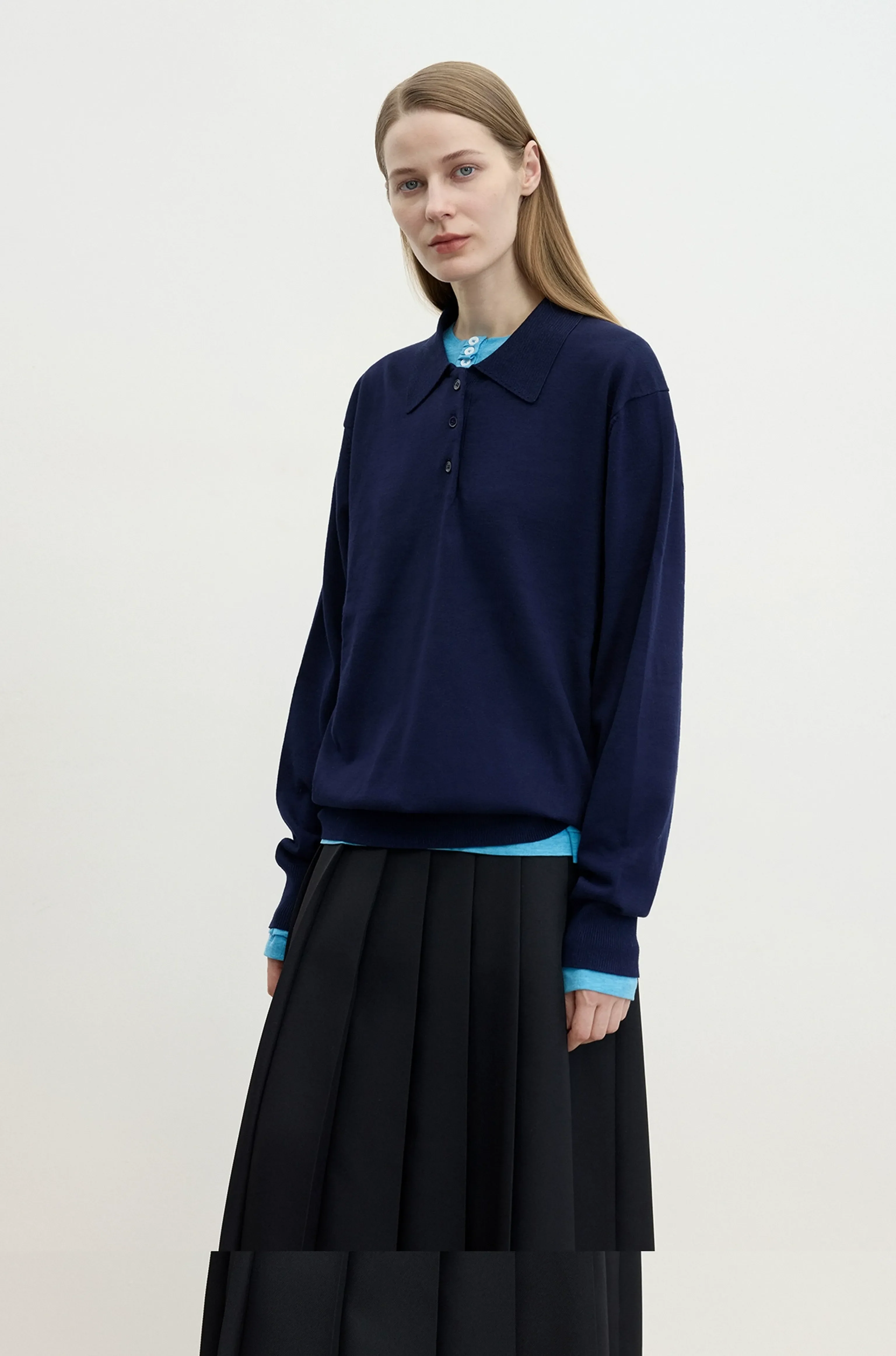 Wool Polo Sweater - Image 4