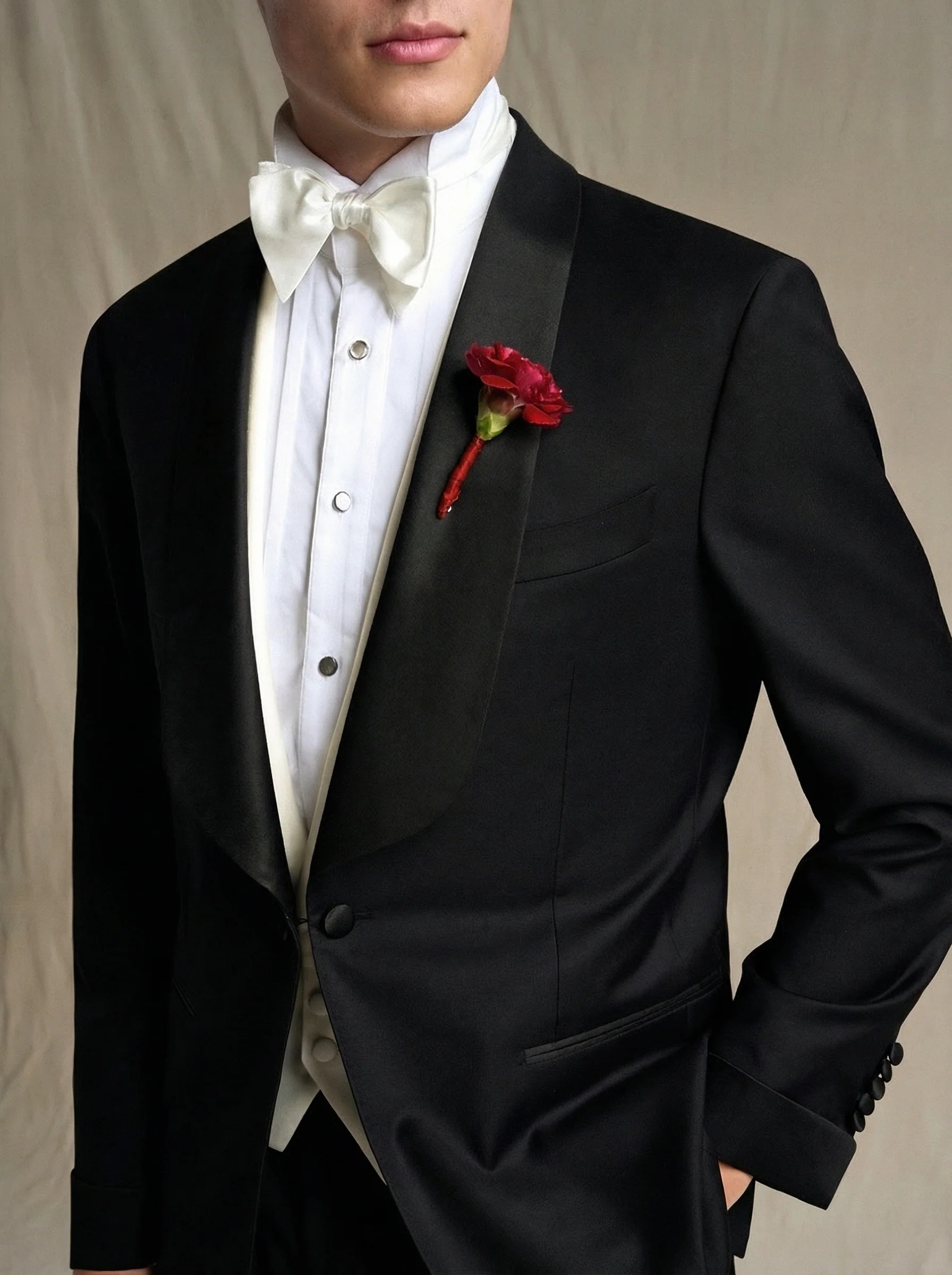 Wool Shawl Tuxedo - Image 3