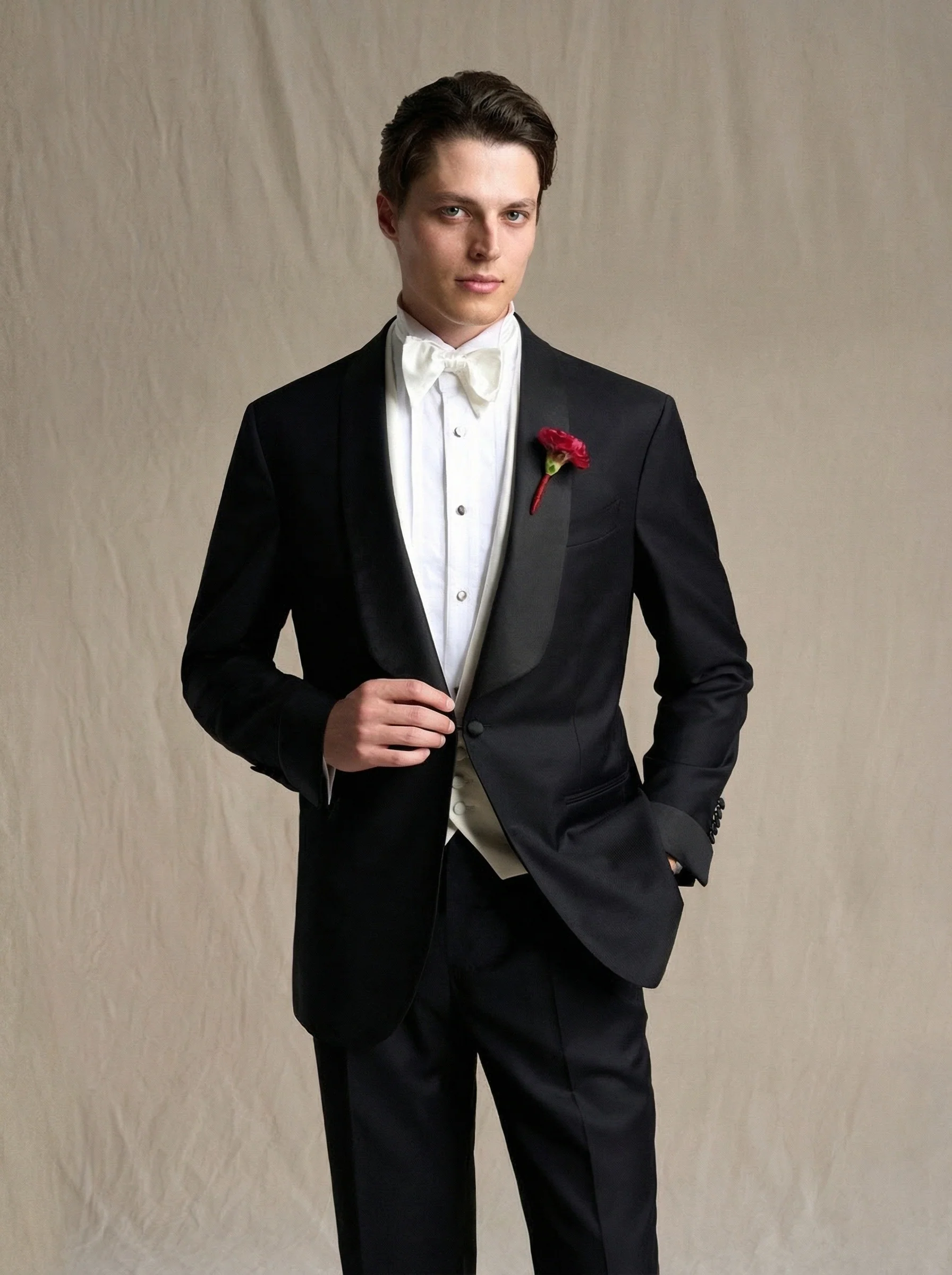 Wool Shawl Tuxedo - Image 5