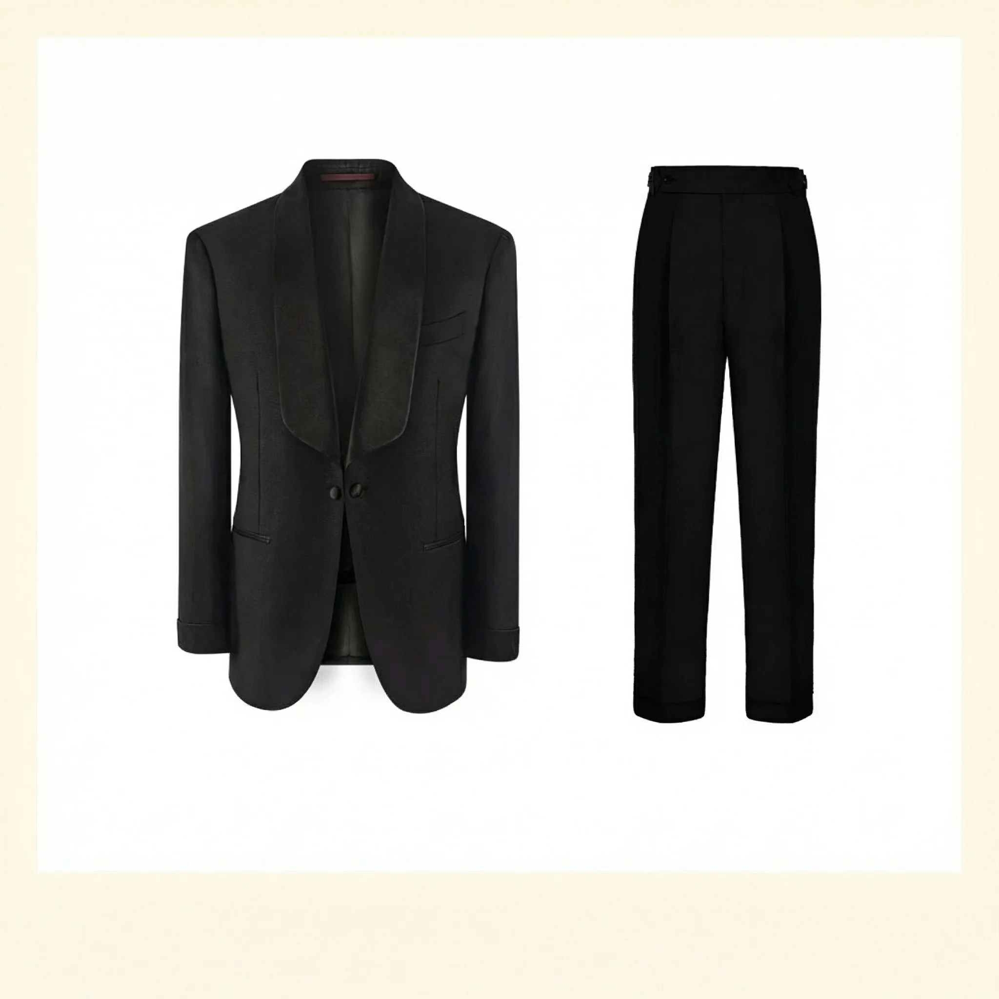 Wool Shawl Tuxedo - Image 7