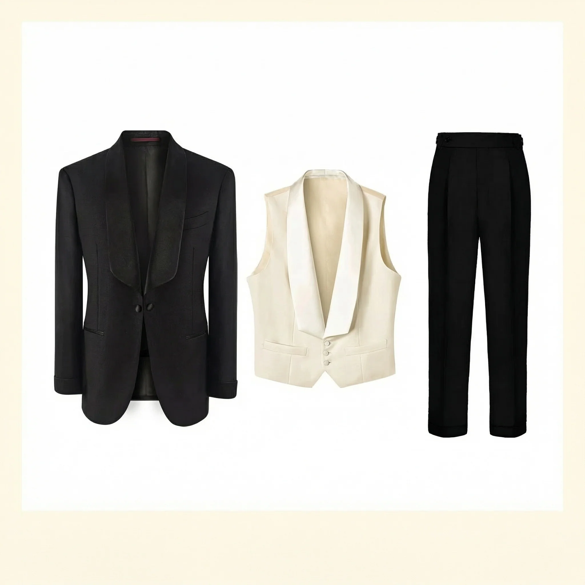 Wool Shawl Tuxedo - Image 8