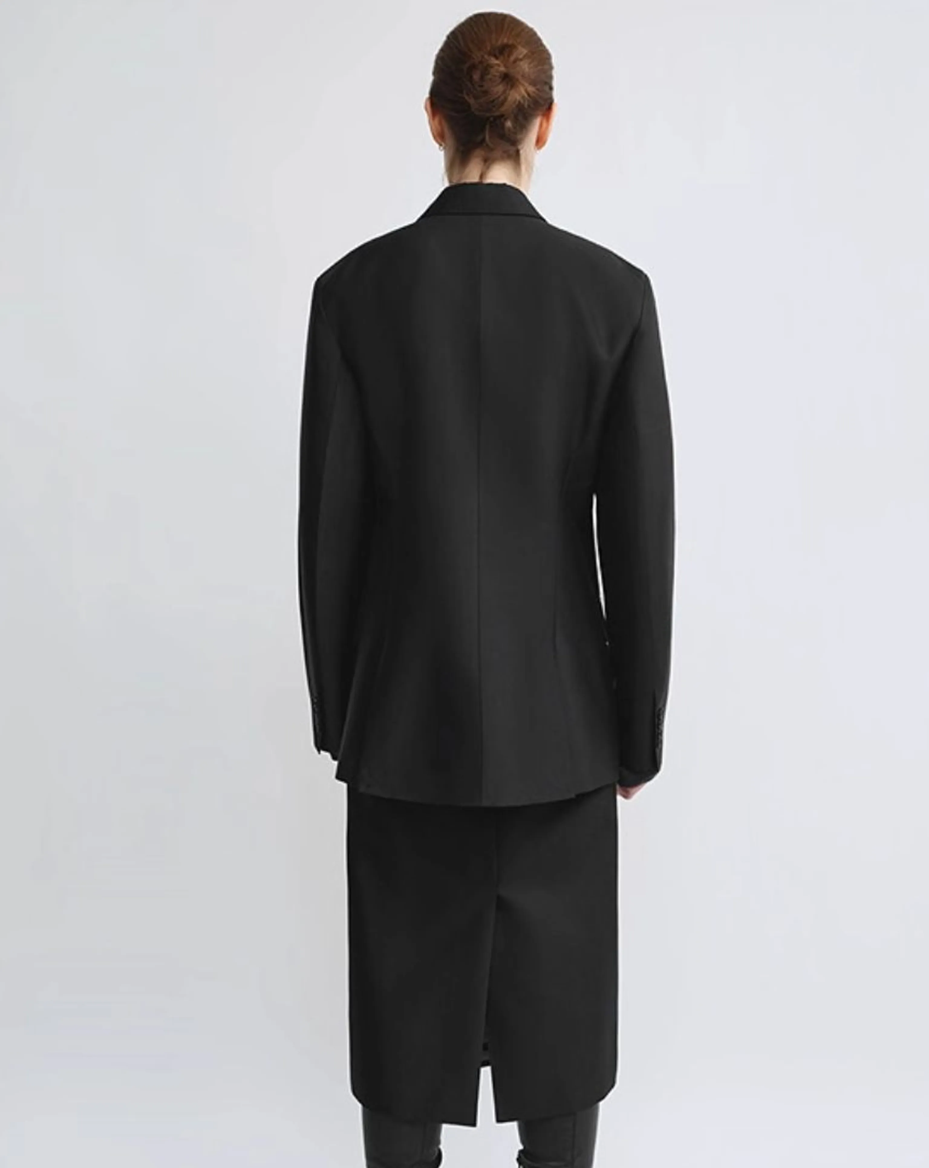 Wool–Silk Drop-Shoulder Suit Set - Image 4