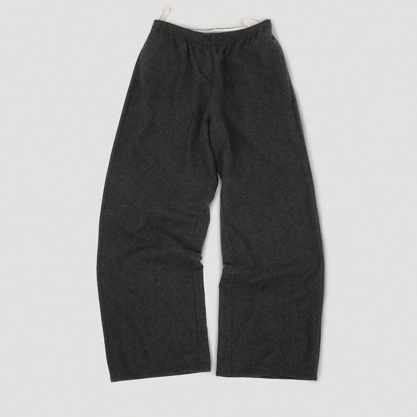 Wool Silk Elastic Wide-Leg Trousers - Image 6