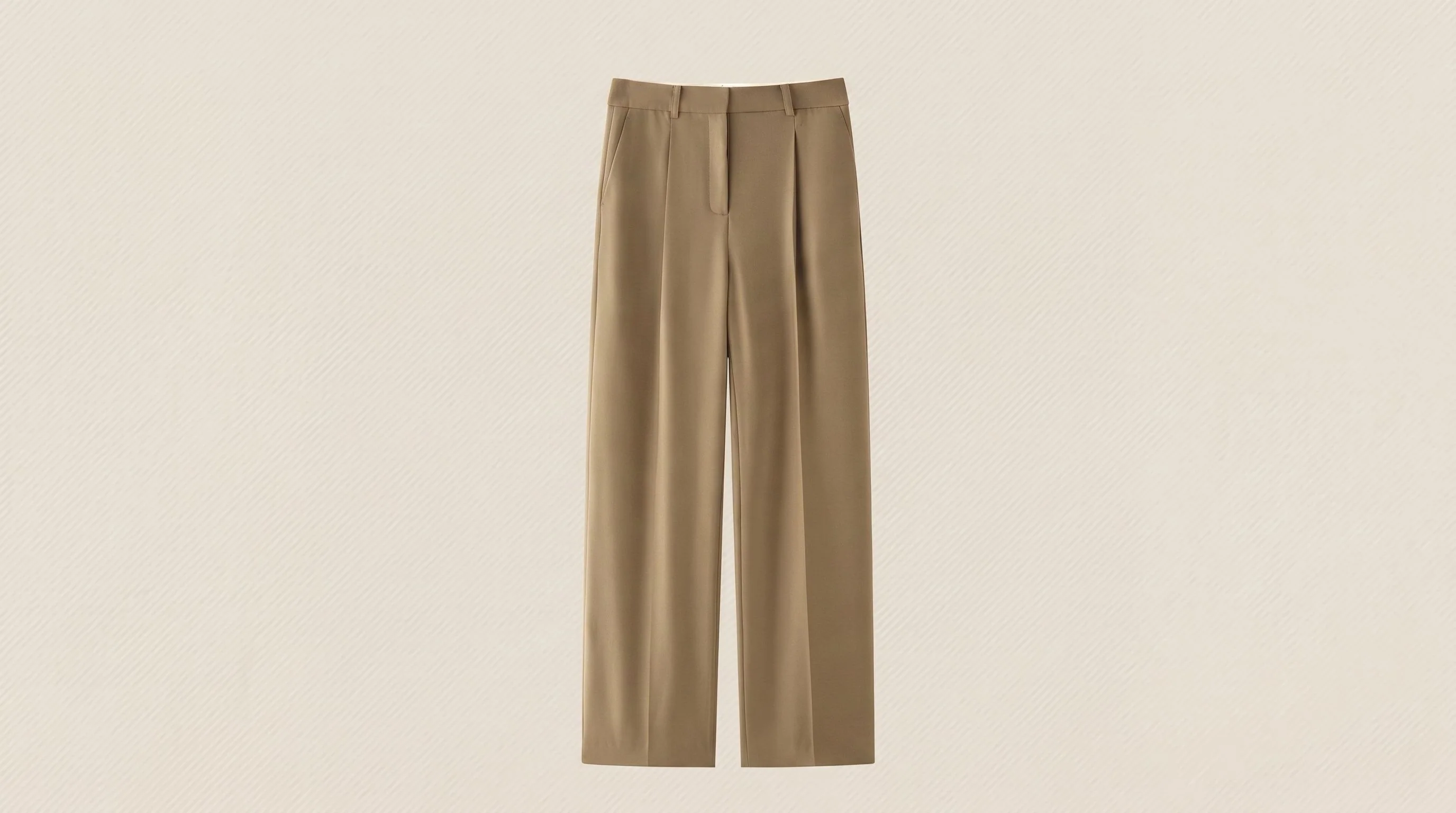 Wool Straight Trousers - Image 7