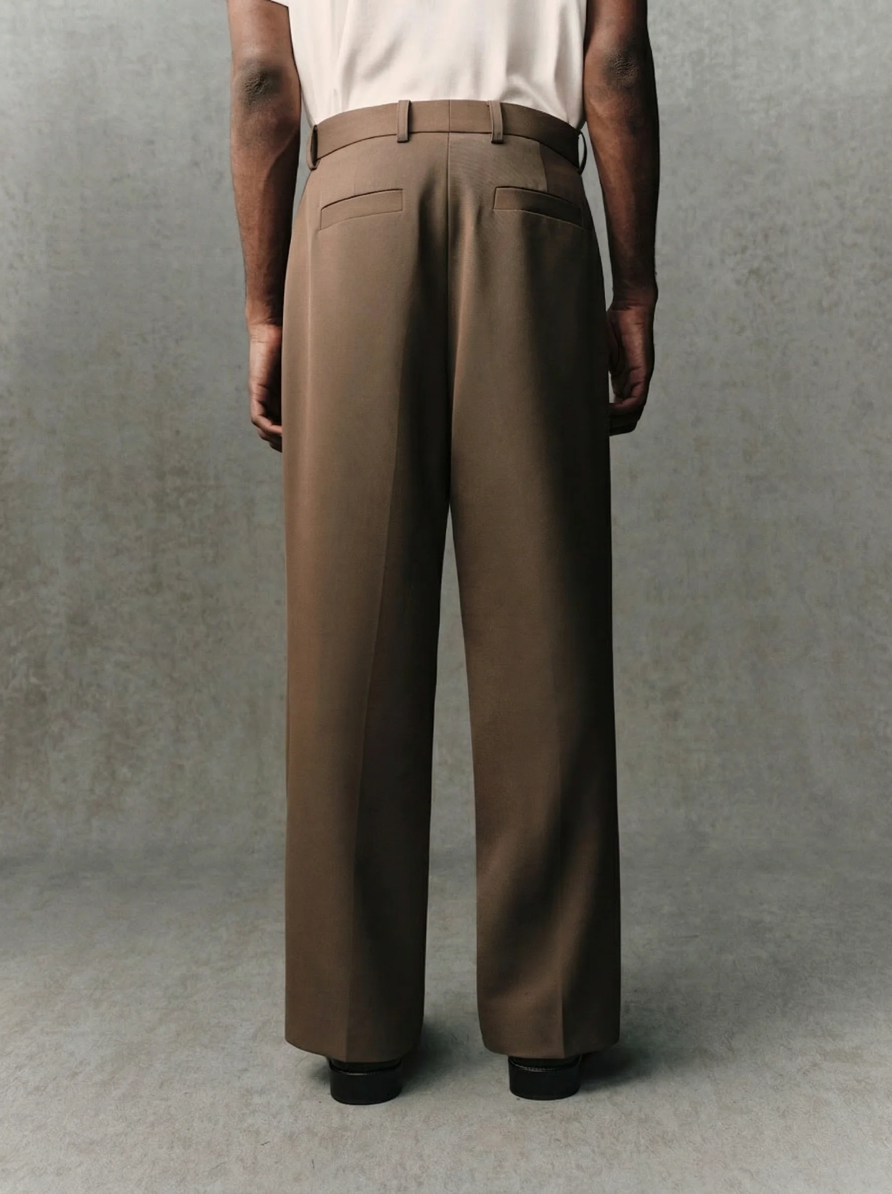Wool Wide-Leg Trousers - Image 4