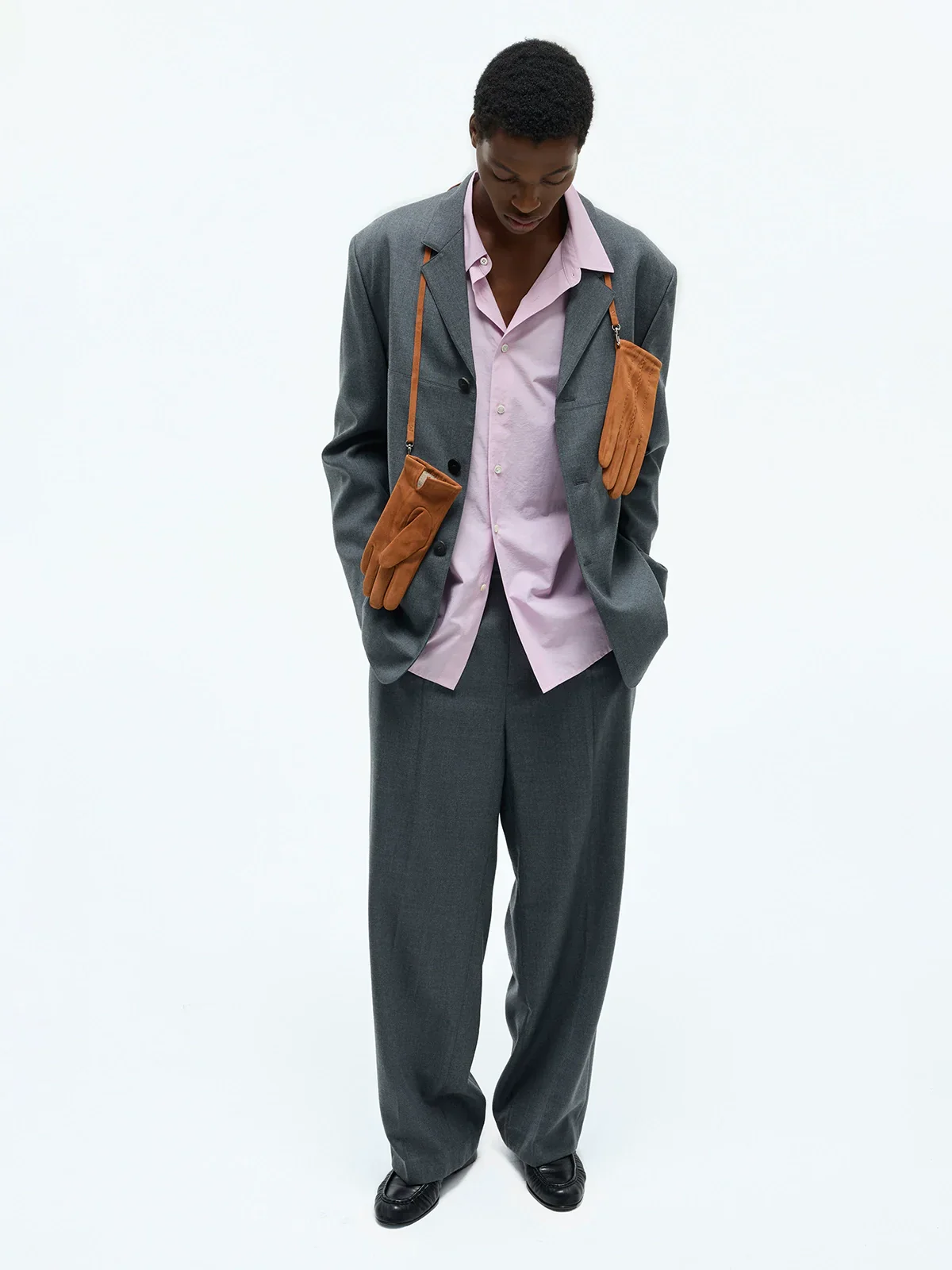 Worsted Merino Notch-Lapel Blazer - Image 5