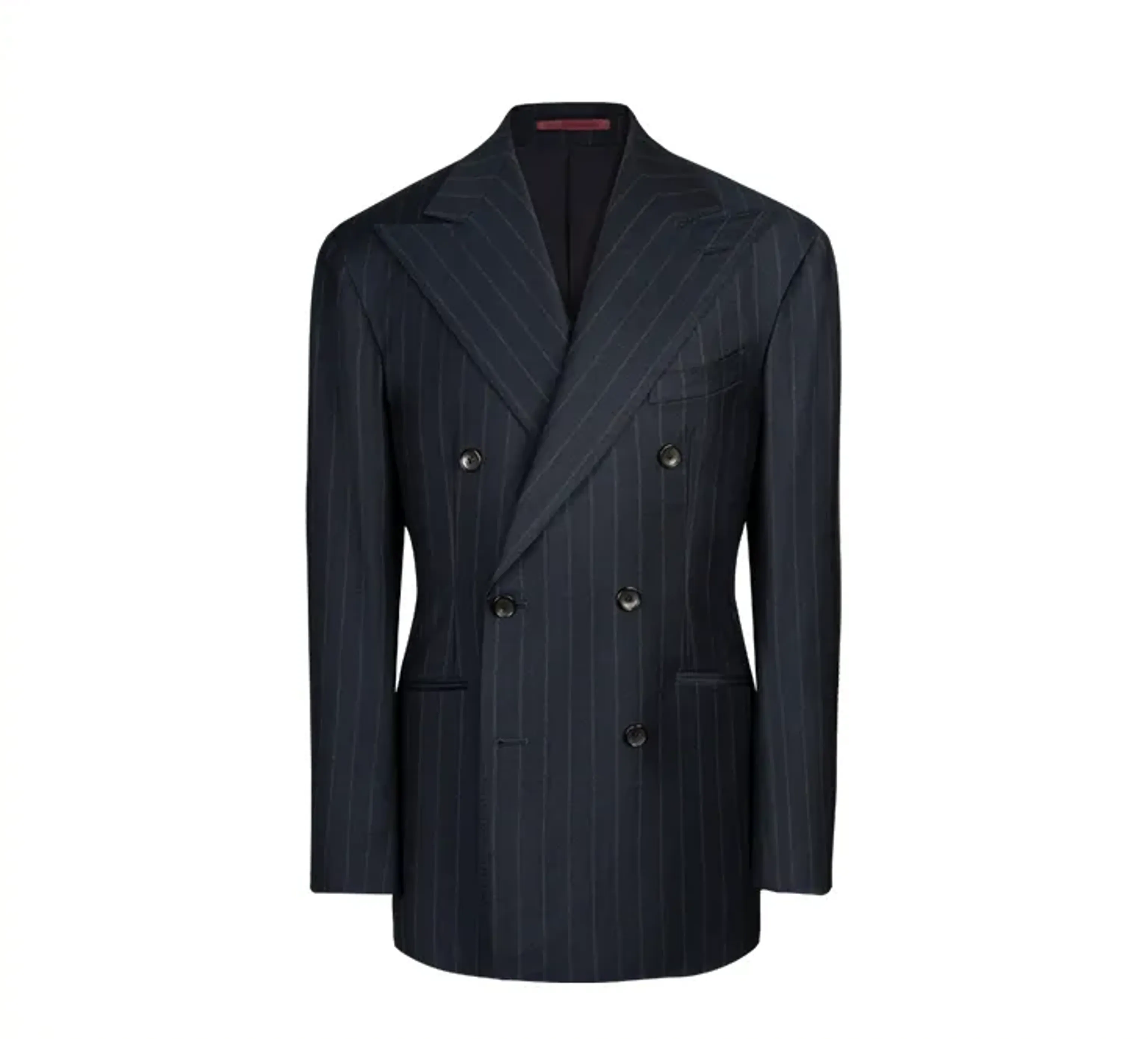 Worsted Virgin Wool Striped Suit - Image 7