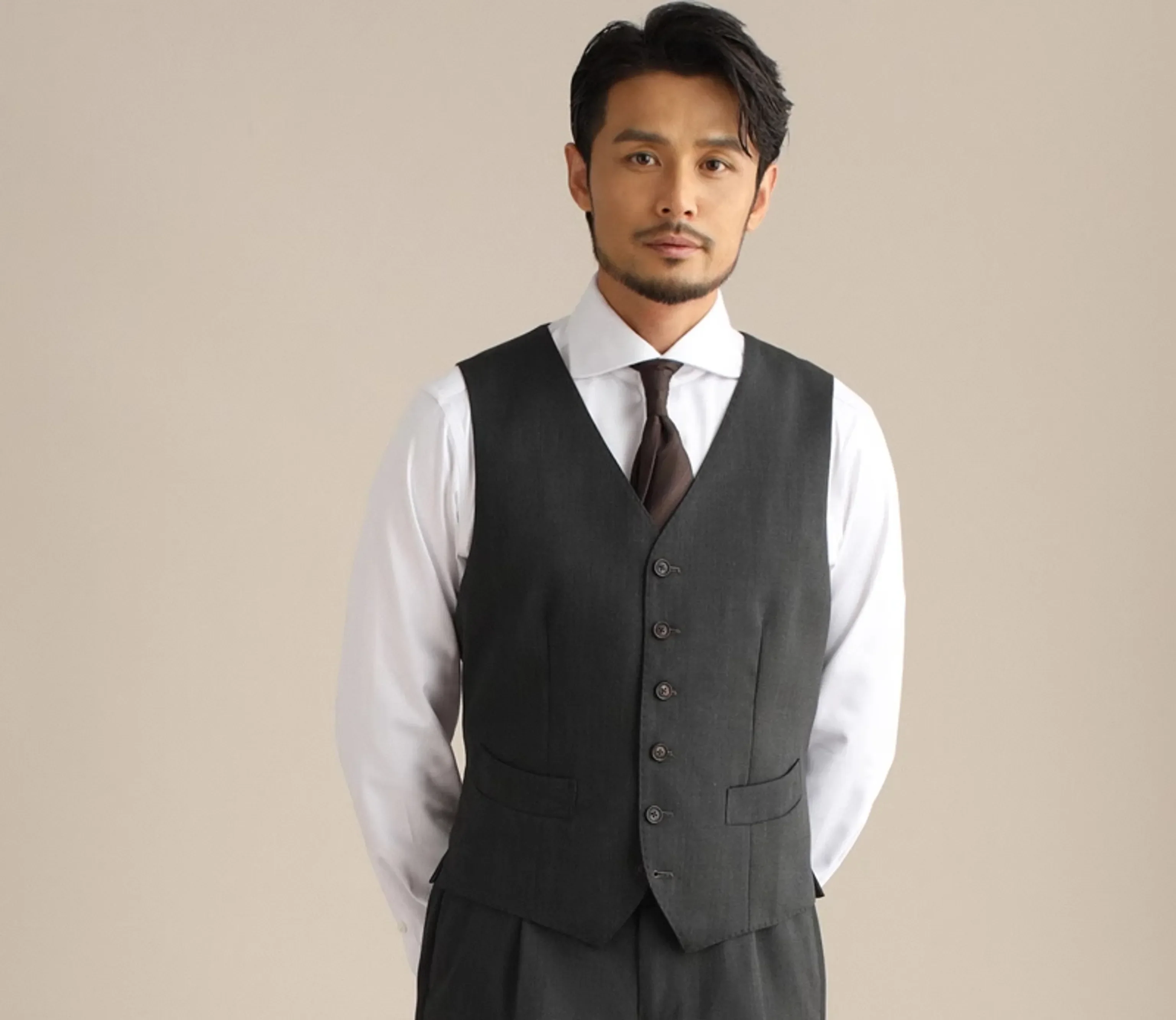 Worsted Wool Suit Vest