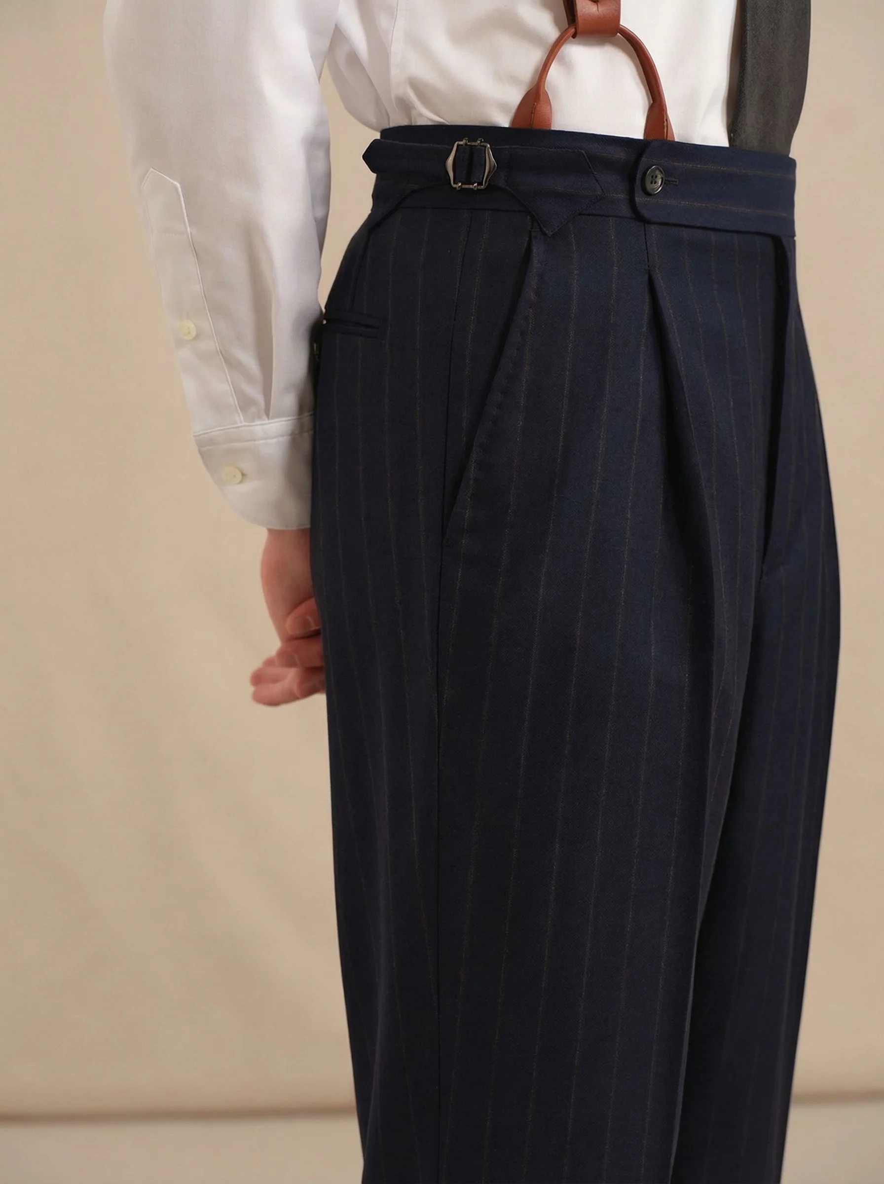 Worsted Wool Trousers - Image 3